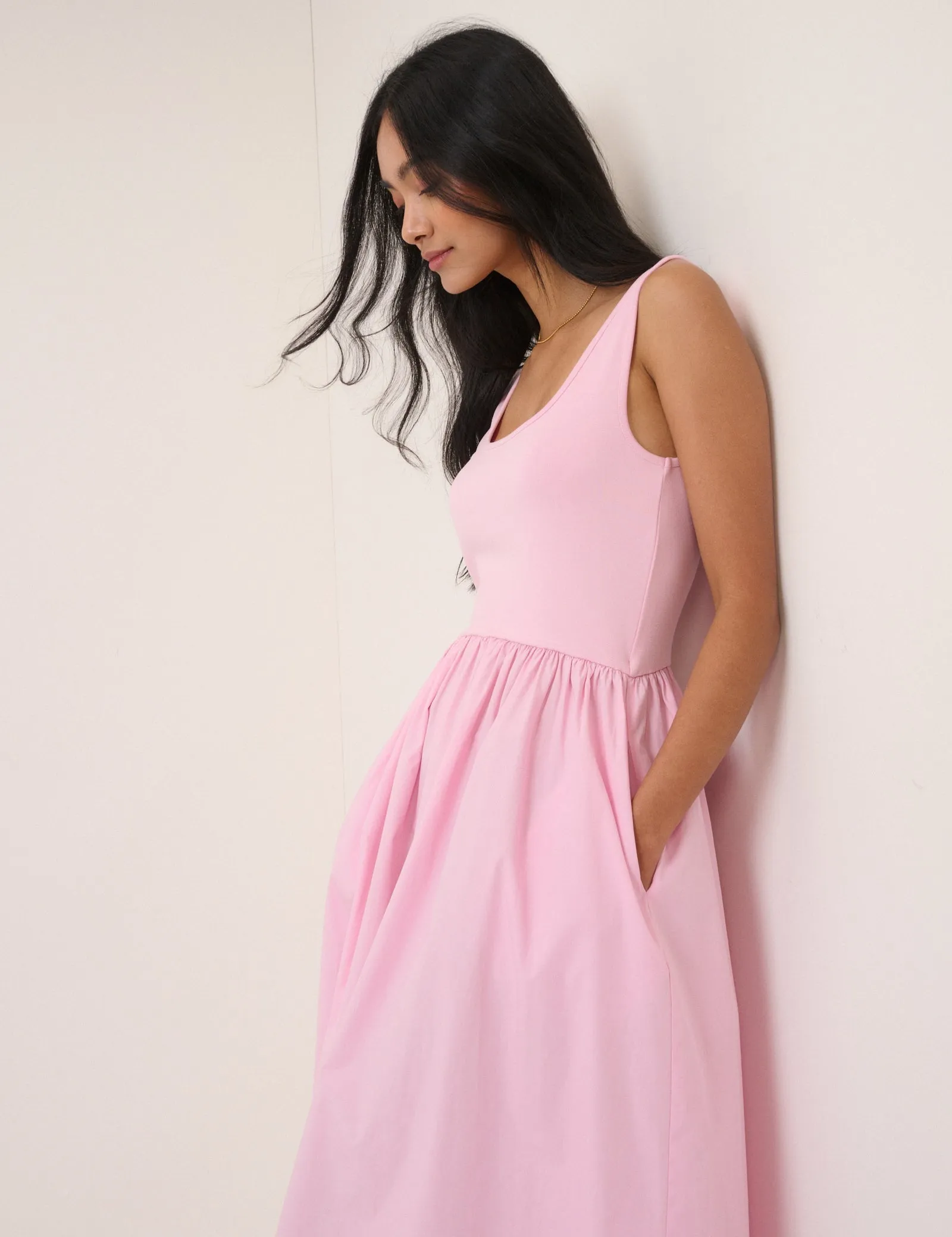 Pink Colorado Midi Dress sold by Nobody's Child product image thumbnail 4
