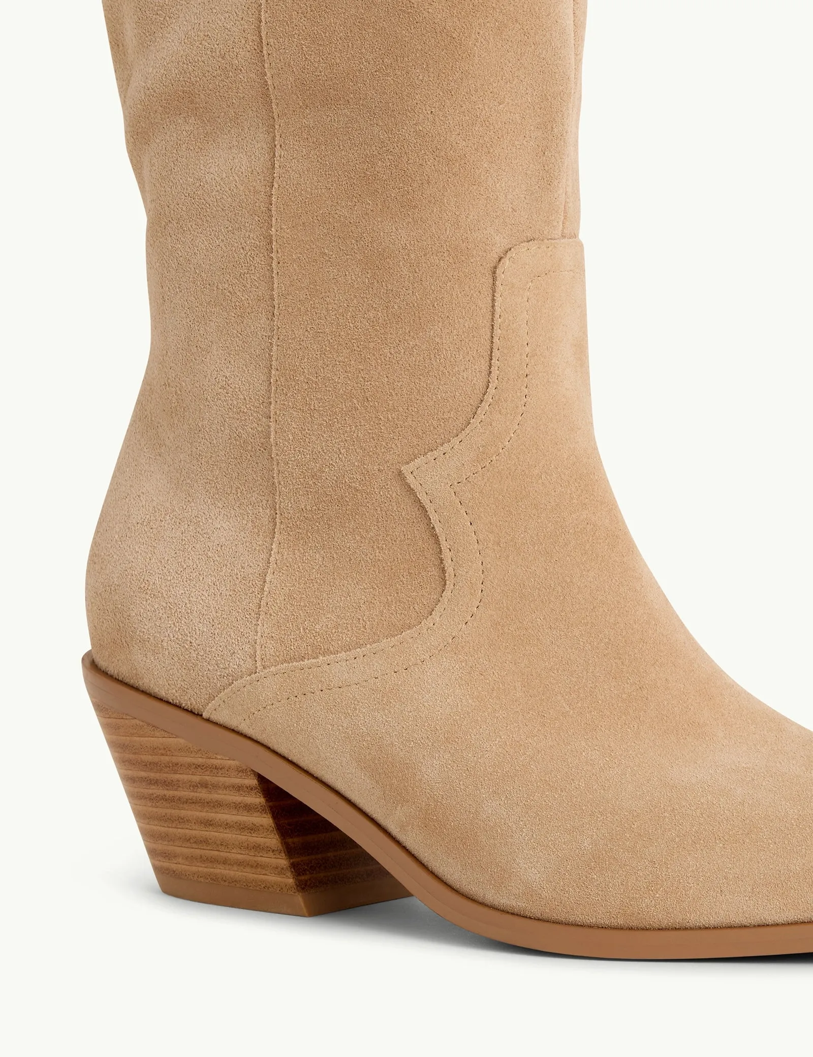 Light brown Suede Western Boots sold by Nobody's Child product image thumbnail 3