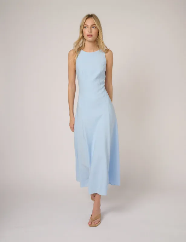 Light Blue Reign Midi Dress sold by Nobody's Child