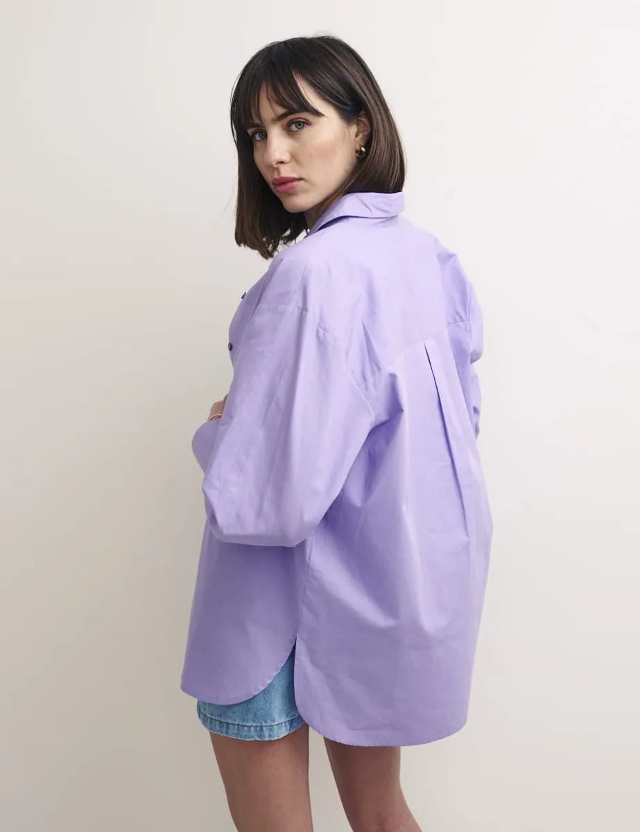 Purple Oversized Shirt sold by Nobody's Child product image thumbnail 4