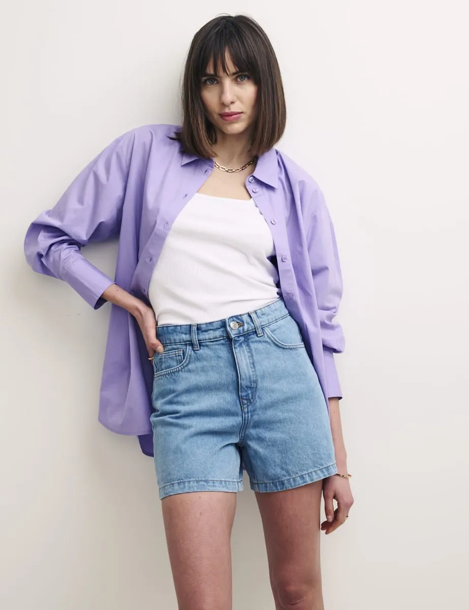 Purple Oversized Shirt sold by Nobody's Child