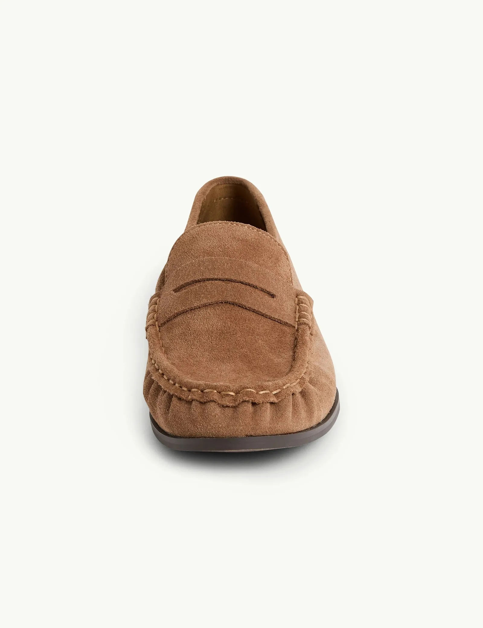 Tan Suede Loafers sold by Nobody's Child product image thumbnail 3