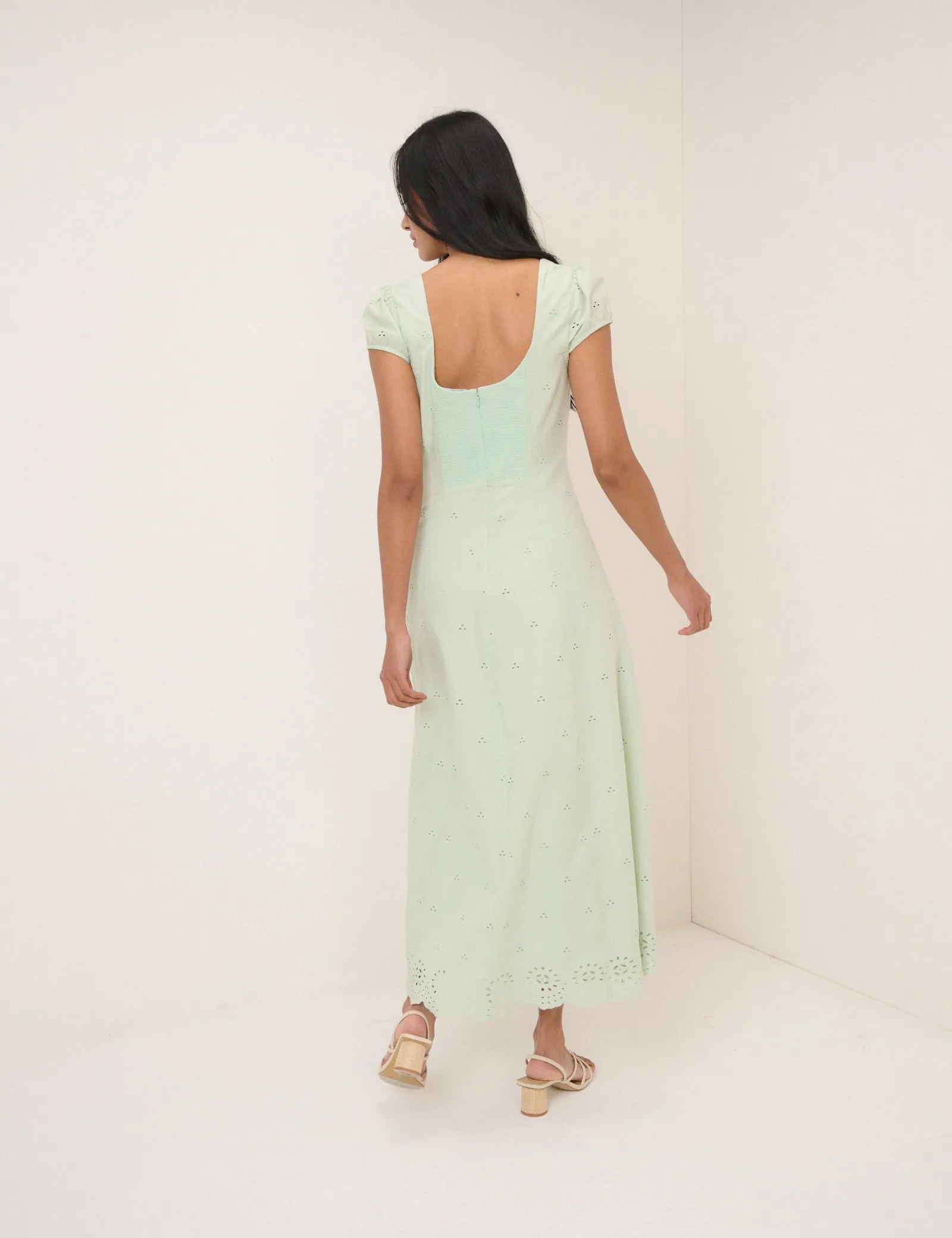 Mint Green Harri Midi Dress sold by Nobody's Child product image thumbnail 5