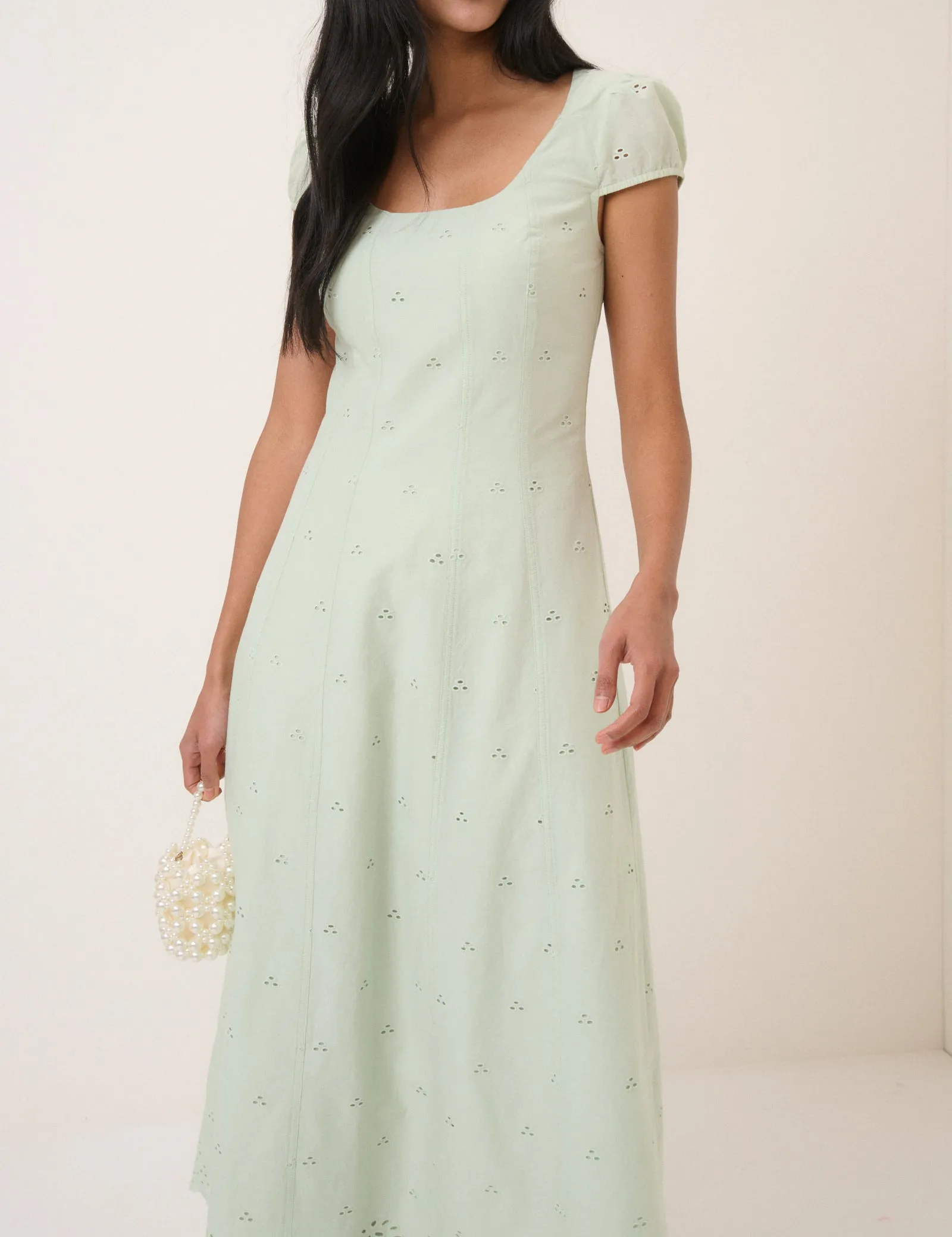 Mint Green Harri Midi Dress sold by Nobody's Child product image thumbnail 4