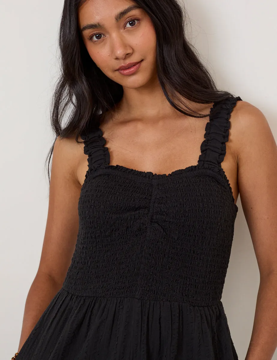 Black Shirred Jumpsuit sold by Nobody's Child product image thumbnail 4