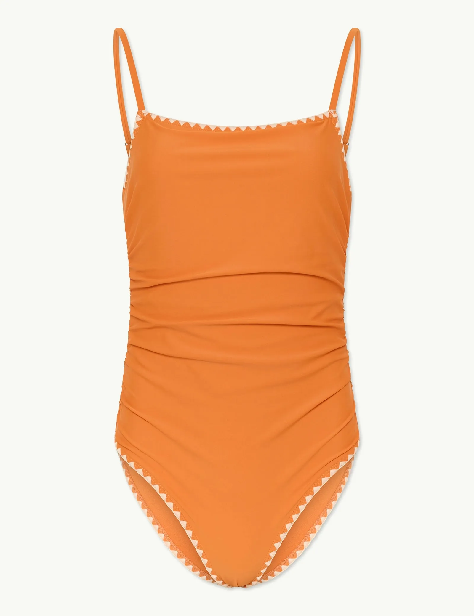 Orange Whipstitch Swimsuit sold by Nobody's Child