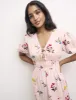 Pink Floral Ilya Mini Dress sold by Nobody's Child