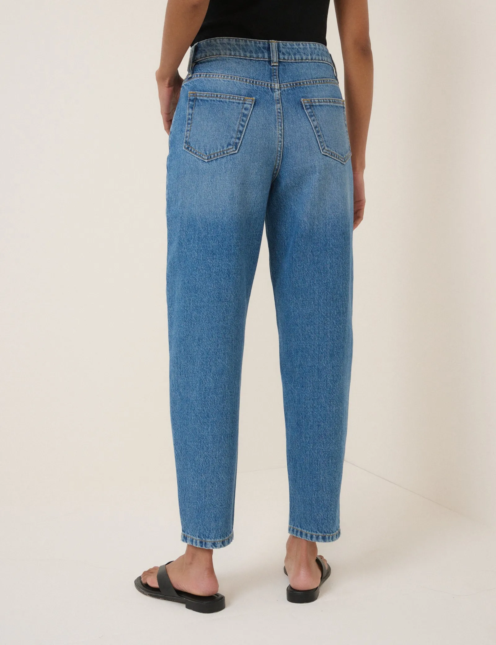 Blue Putney Barrel Leg Jeans sold by Nobody's Child product image thumbnail 5