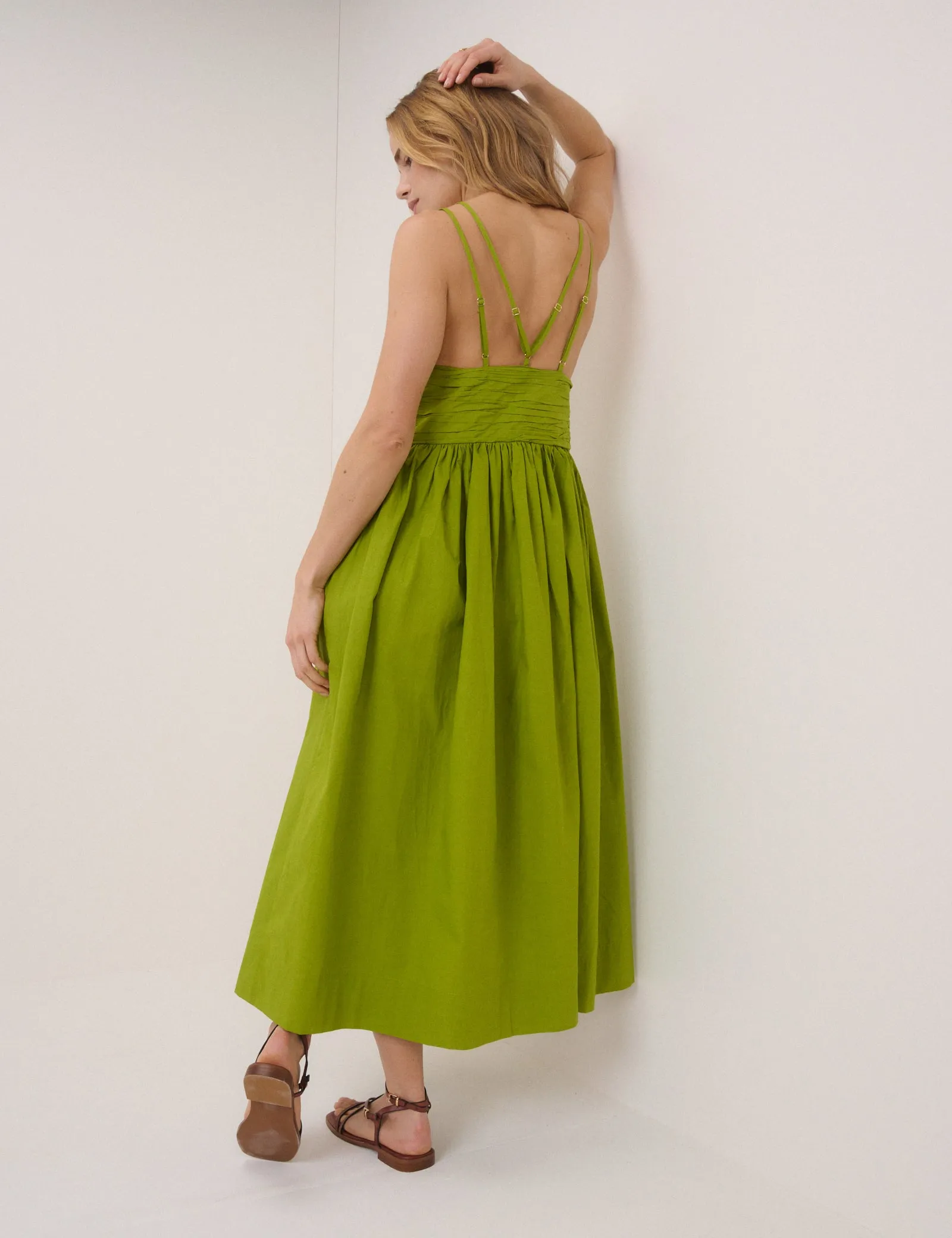 Green Dua Midi Dress sold by Nobody's Child product image thumbnail 5