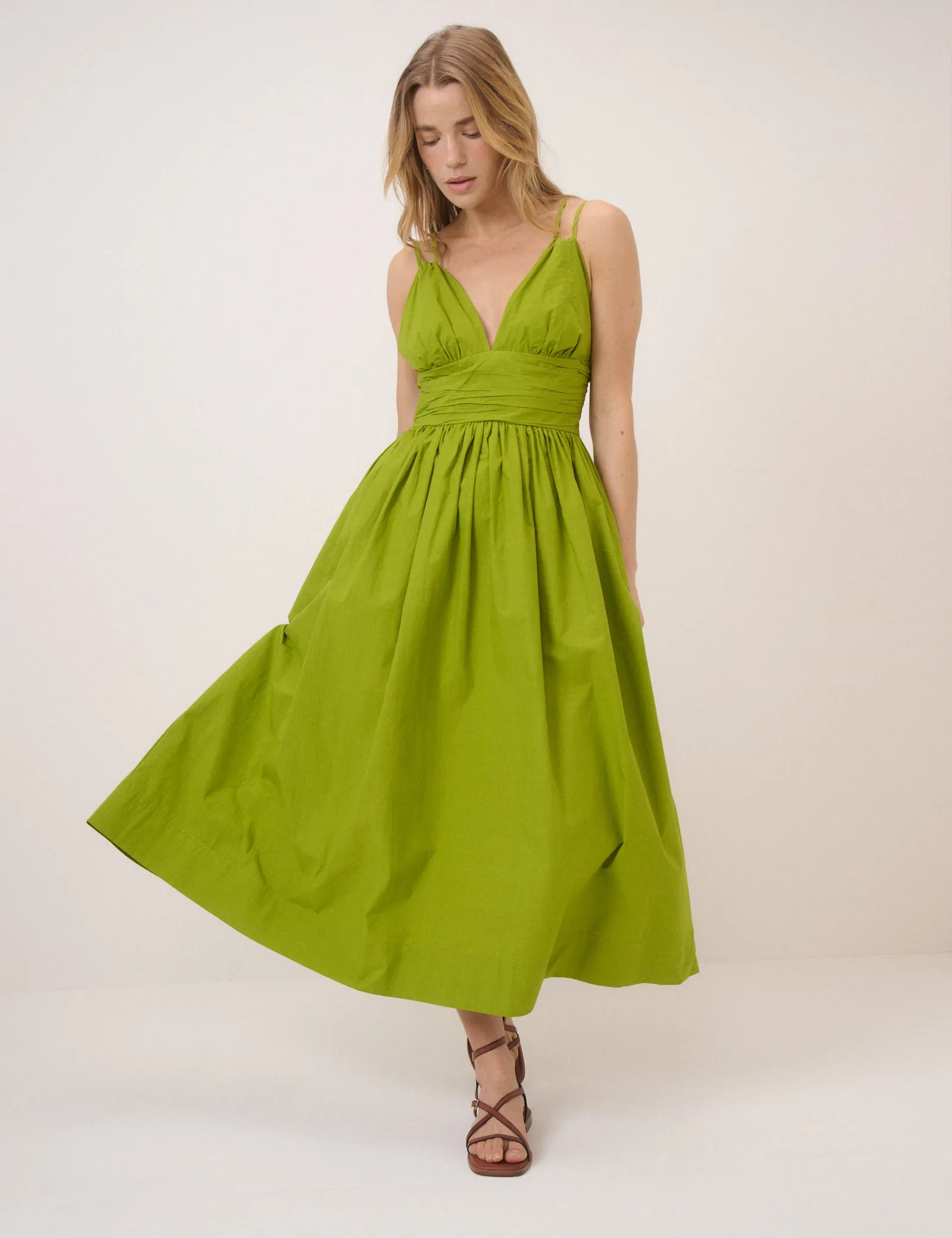 Green Dua Midi Dress sold by Nobody's Child product image thumbnail 3