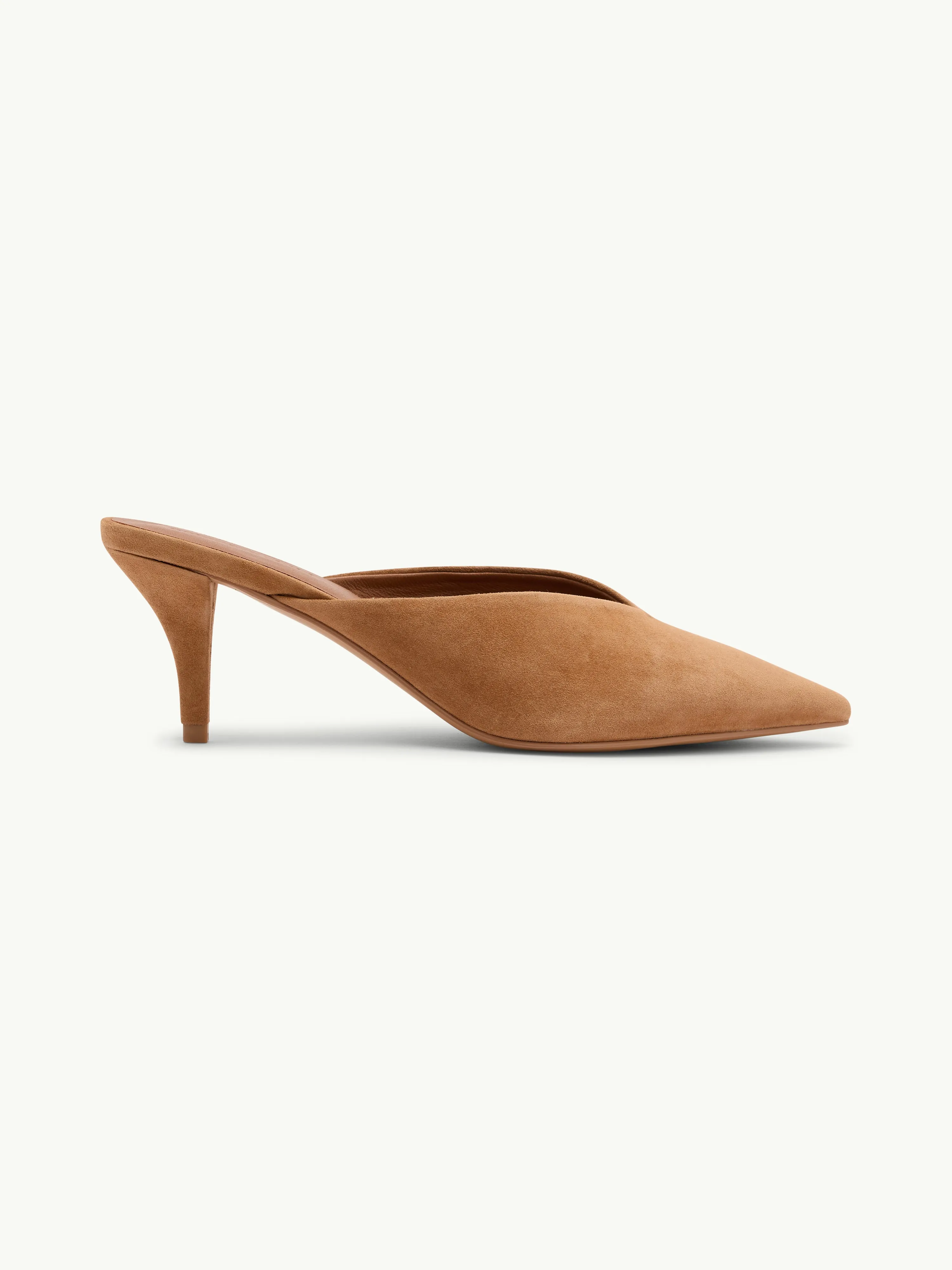 Brown Suede Heeled Mules sold by Nobody's Child product image thumbnail 3
