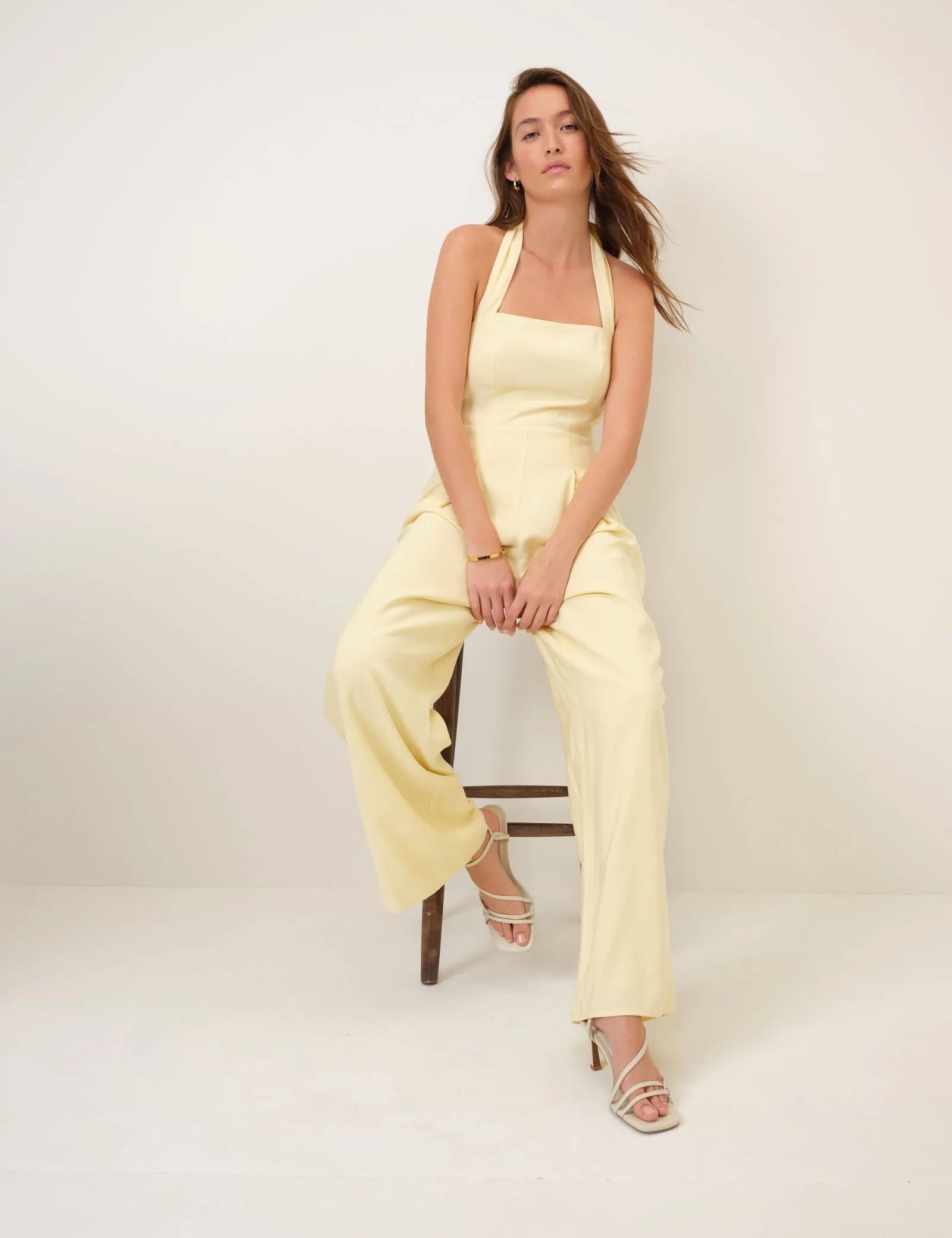 Butter Yellow April Jumpsuit sold by Nobody's Child product image thumbnail 4