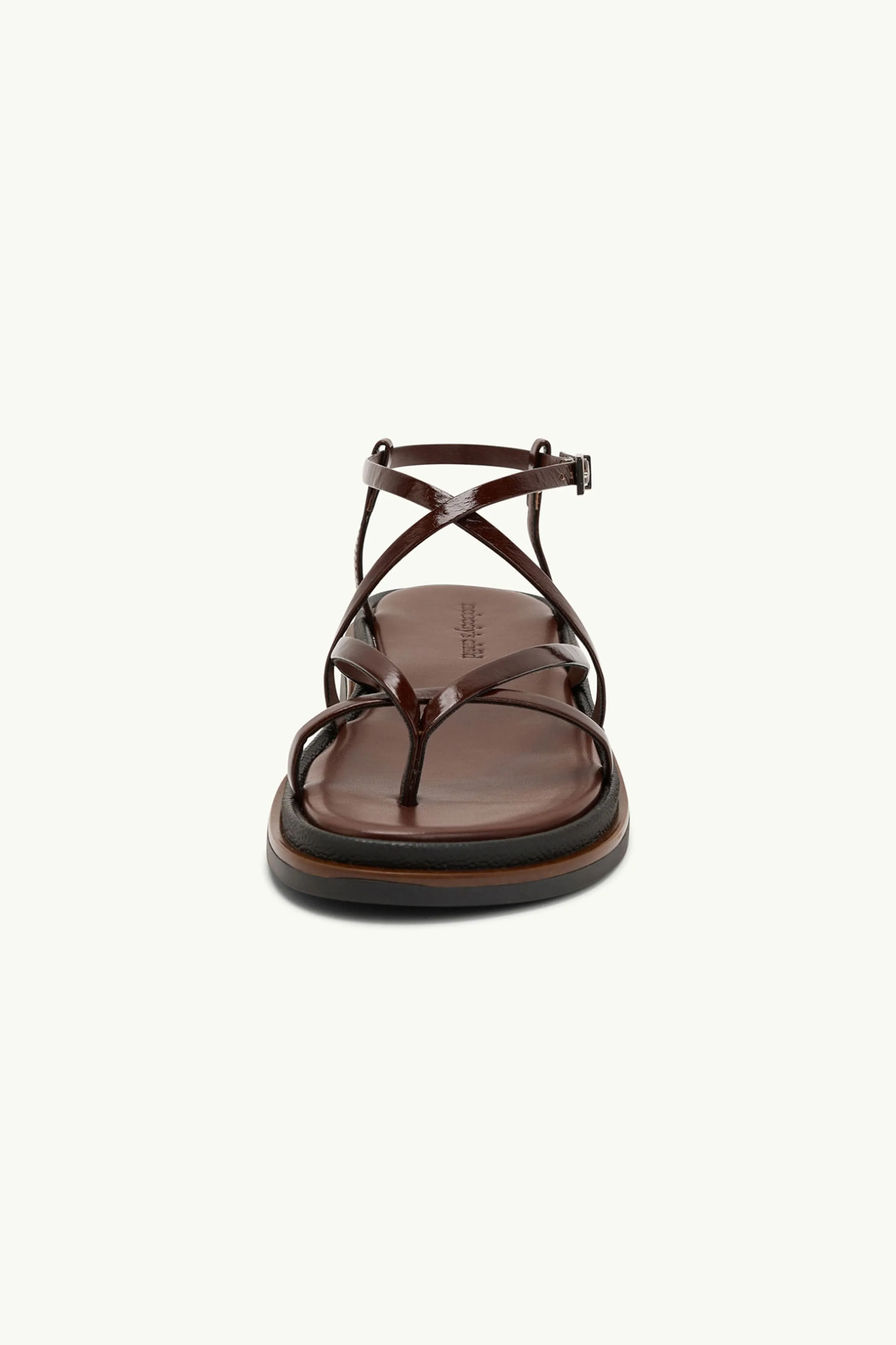 Dark Brown Strappy Sandals sold by Nobody's Child product image thumbnail 4