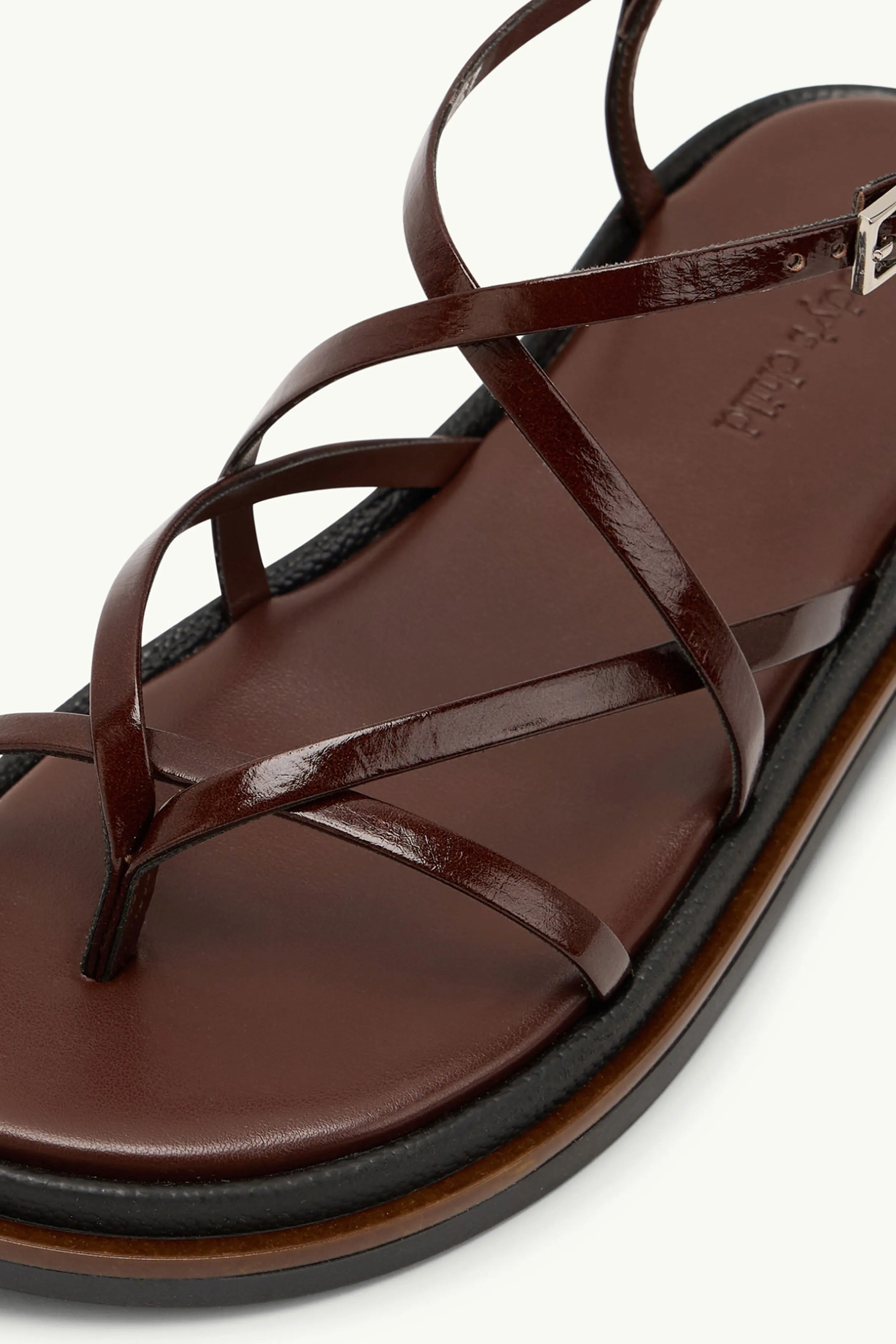 Dark Brown Strappy Sandals sold by Nobody's Child product image thumbnail 3