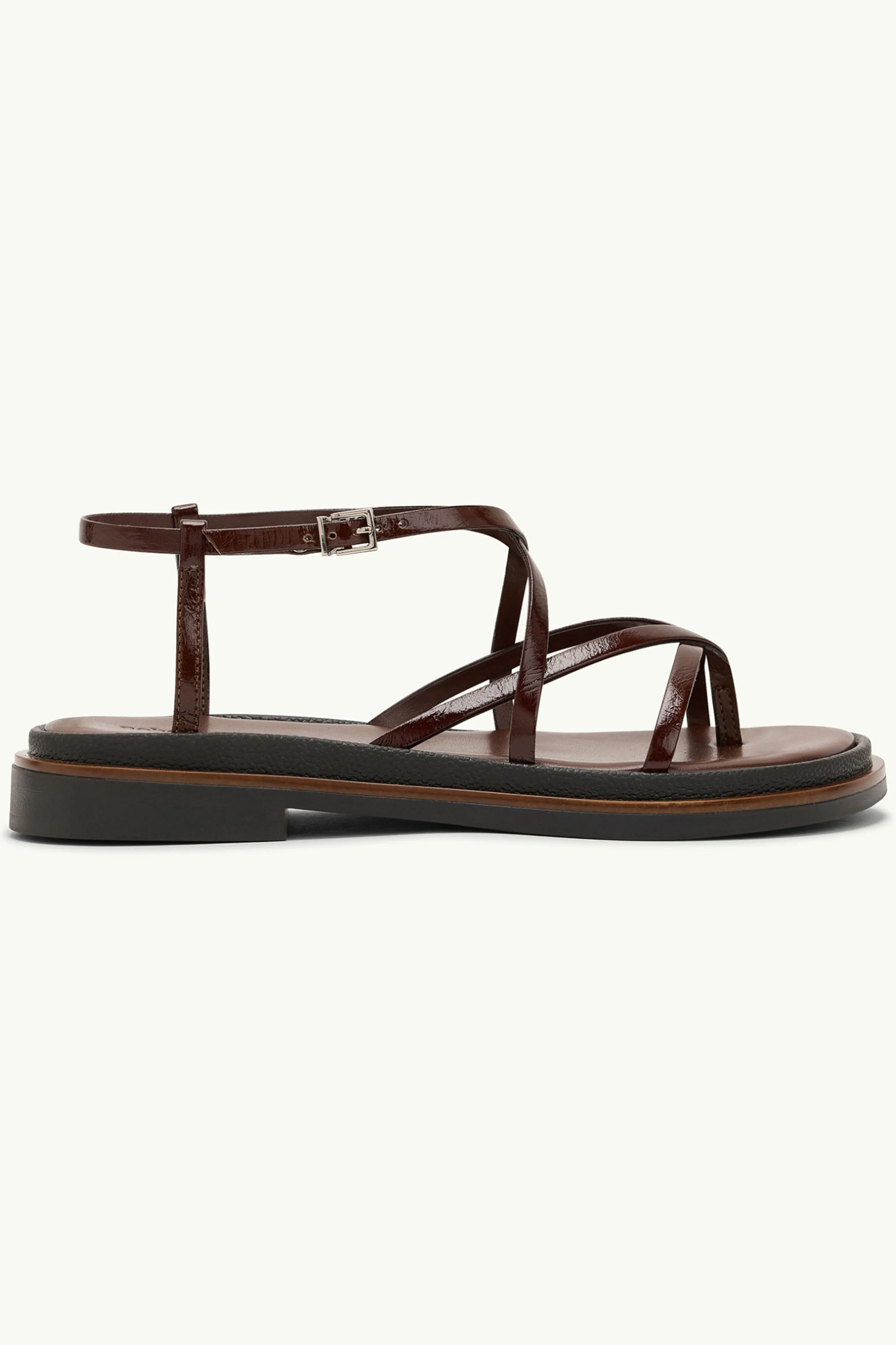 Dark Brown Strappy Sandals sold by Nobody's Child