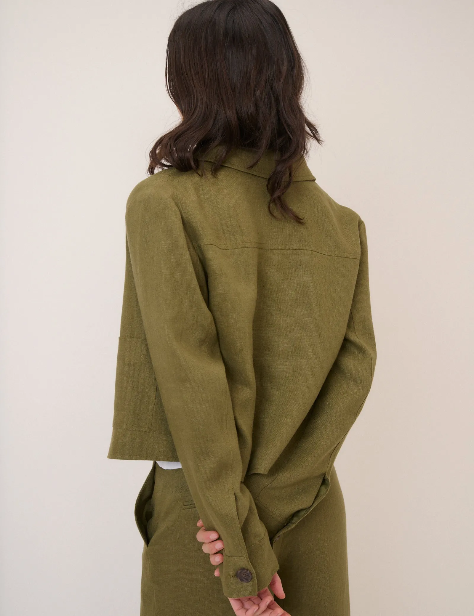 Khaki Pocket Front Jacket sold by Nobody's Child product image thumbnail 5