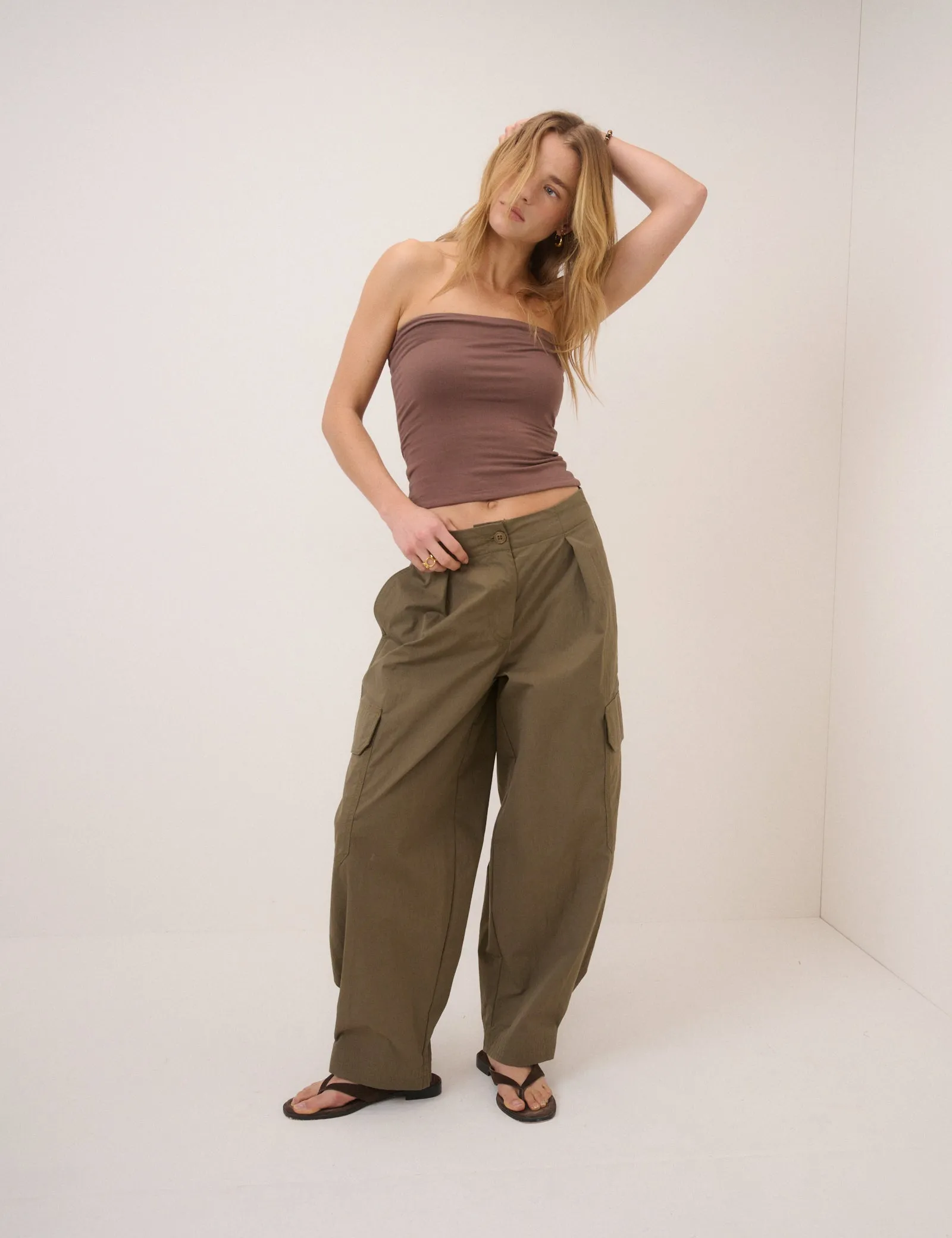 Brown Bandeau Top sold by Nobody's Child product image thumbnail 4