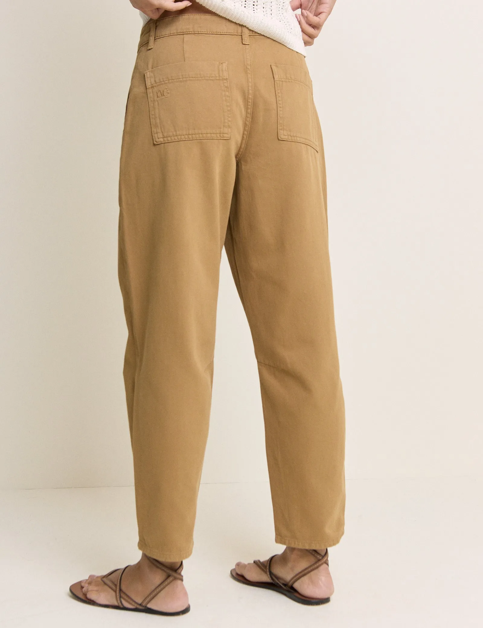 Camel Utility Pocket Trousers sold by Nobody's Child product image thumbnail 5