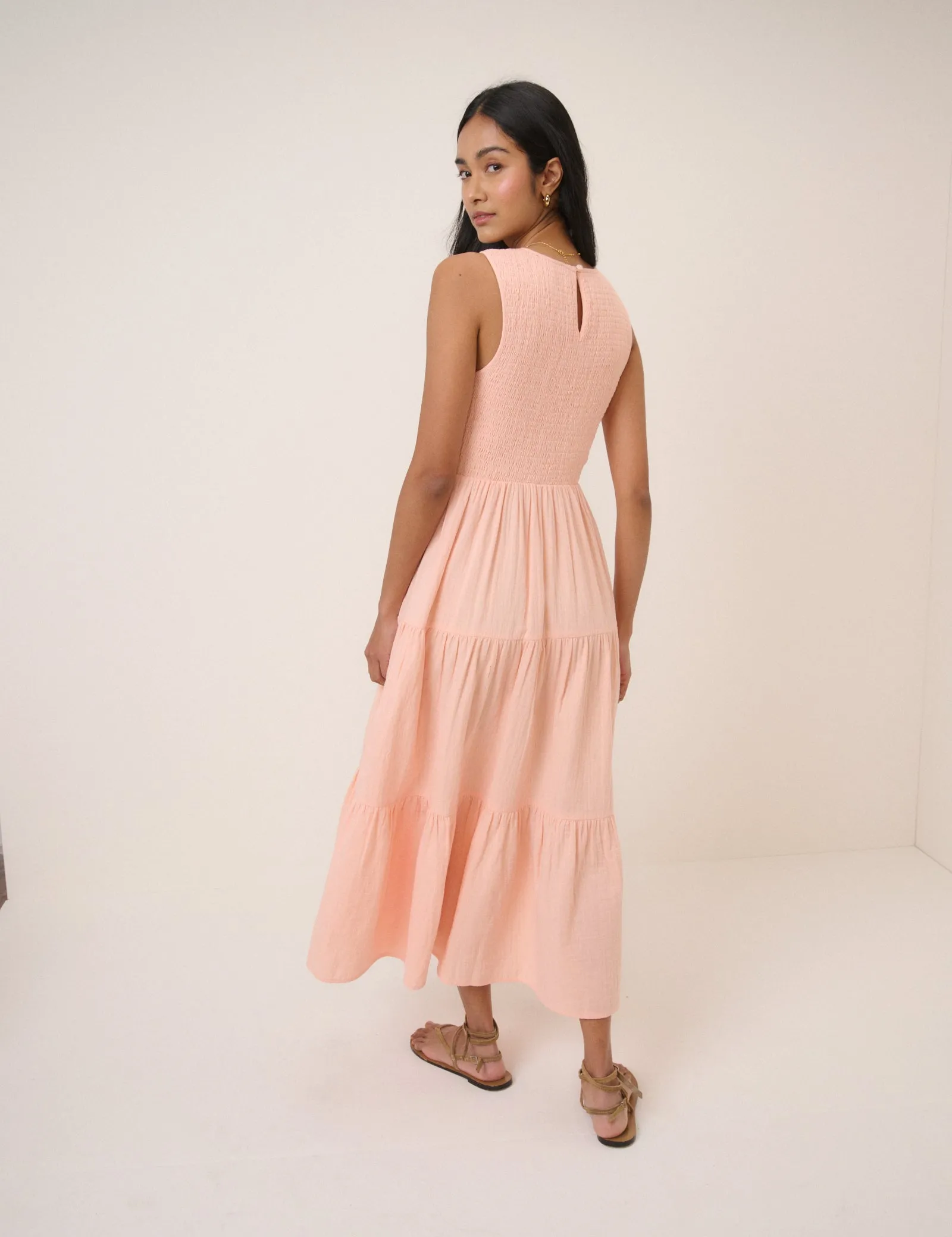 Light Pink Sleeveless Charlie Midaxi Dress sold by Nobody's Child product image thumbnail 4