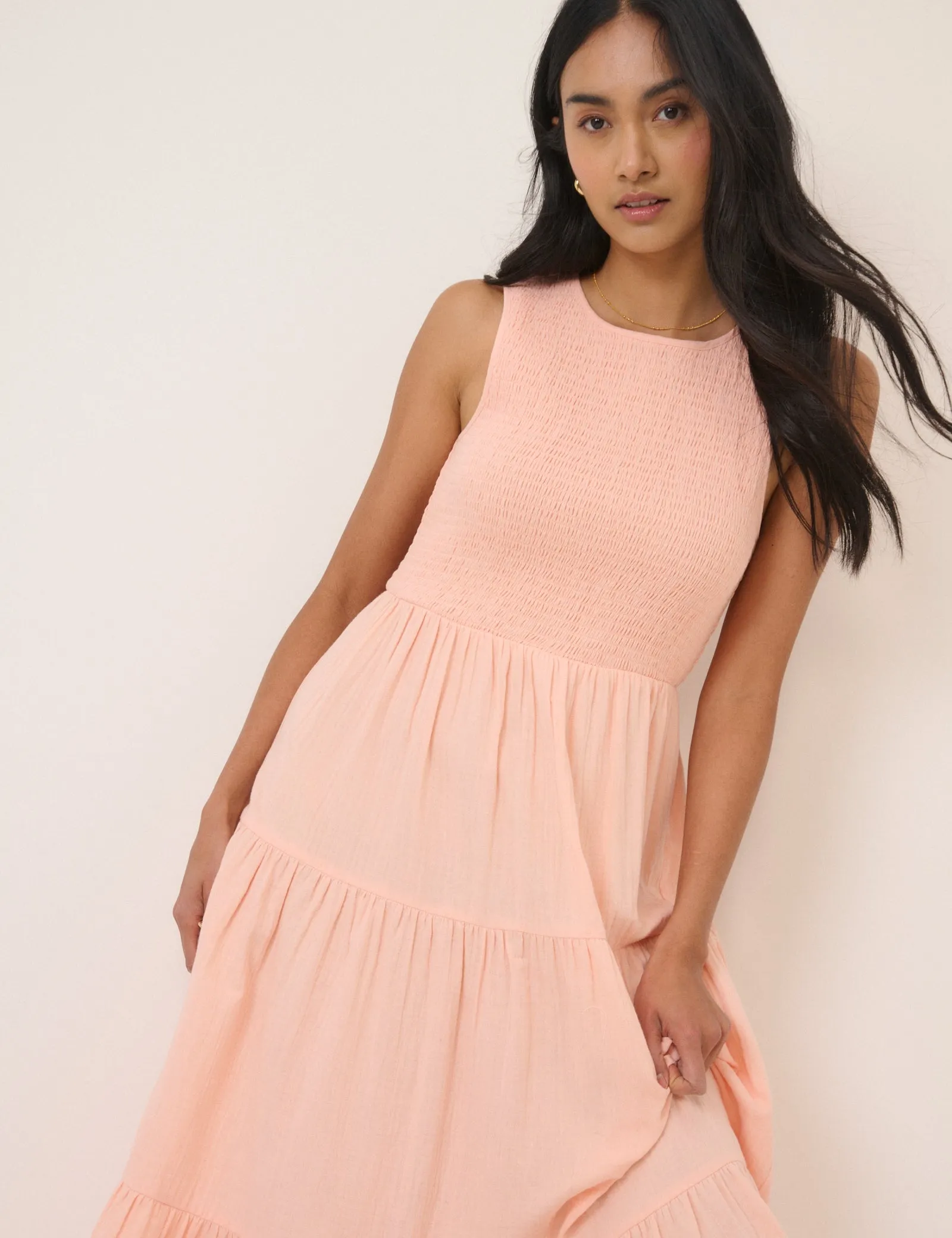 Light Pink Sleeveless Charlie Midaxi Dress sold by Nobody's Child product image thumbnail 2