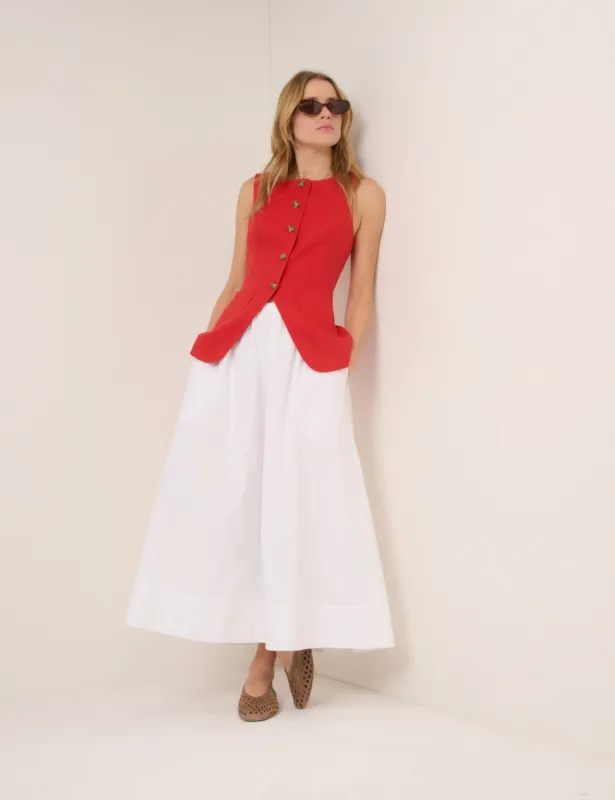 Longline Pocket Waistcoat sold by Nobody's Child