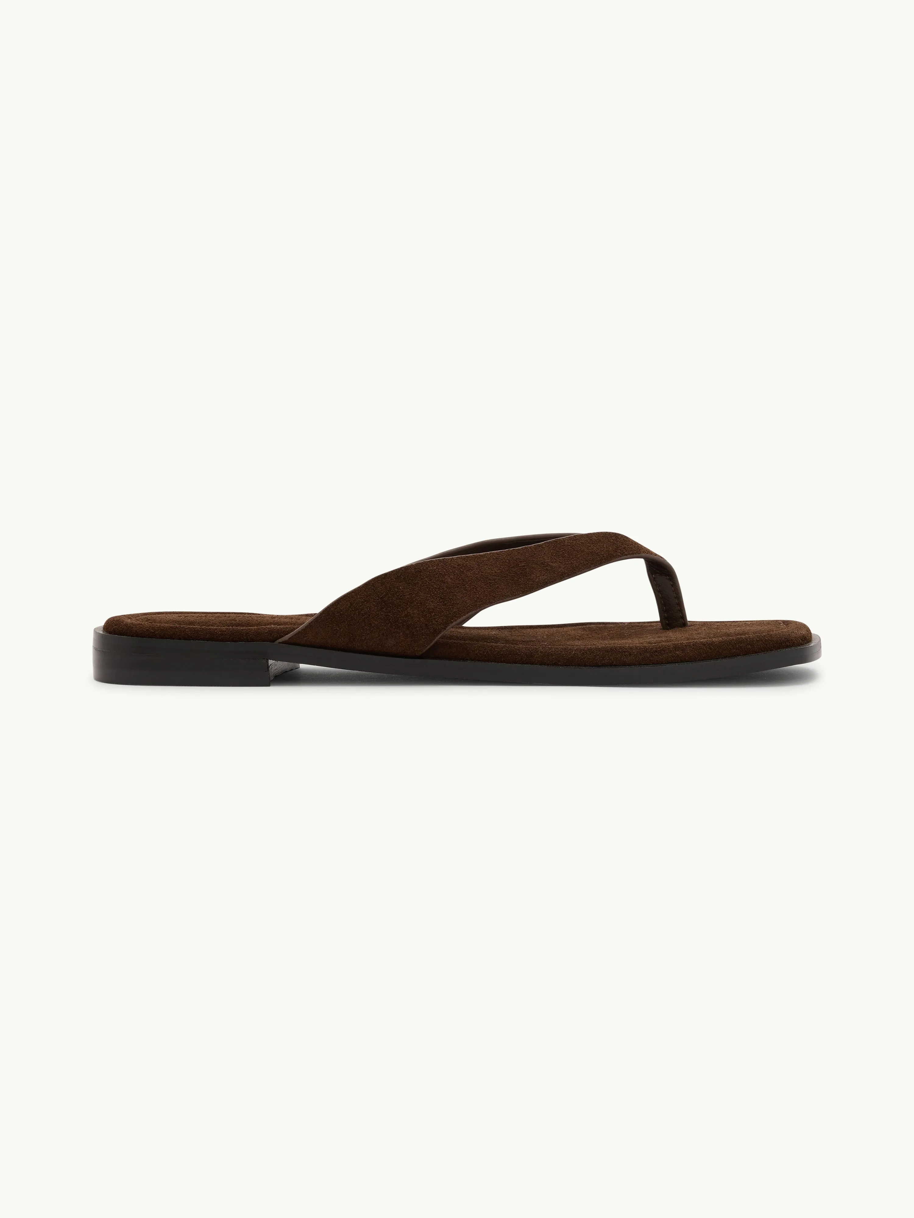 Brown Suede Flip Flops sold by Nobody's Child product image thumbnail 4