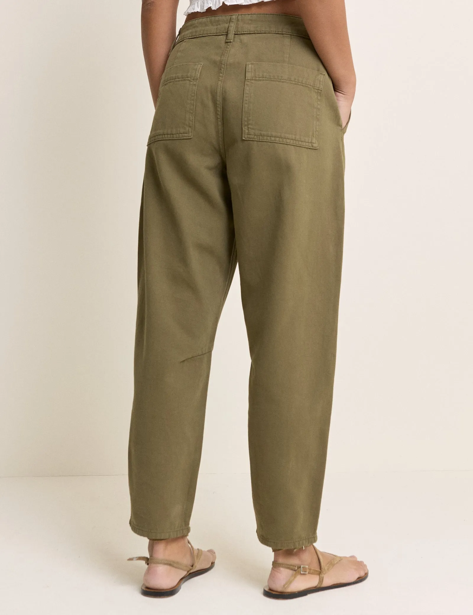 Khaki Utility Pocket Trousers sold by Nobody's Child product image thumbnail 5