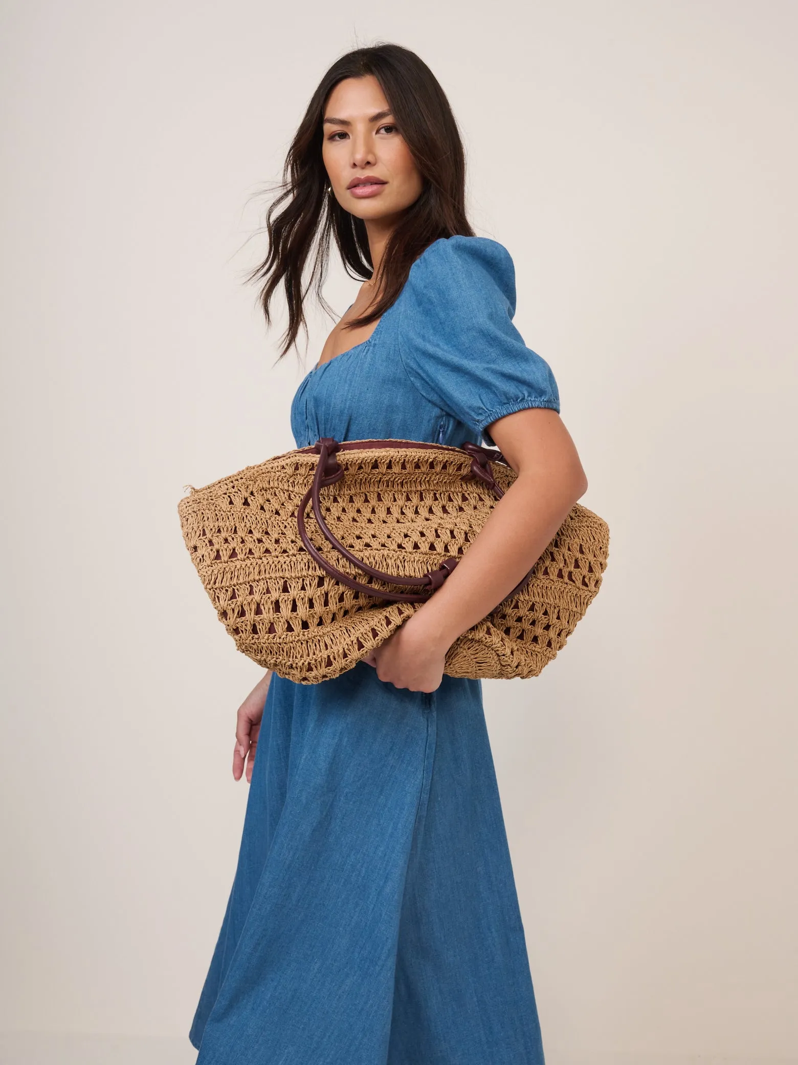 Blue Denim Tulla Midi Dress sold by Nobody's Child product image thumbnail 3