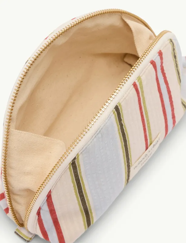 Small Crescent Makeup Bag made by Nobody's Child