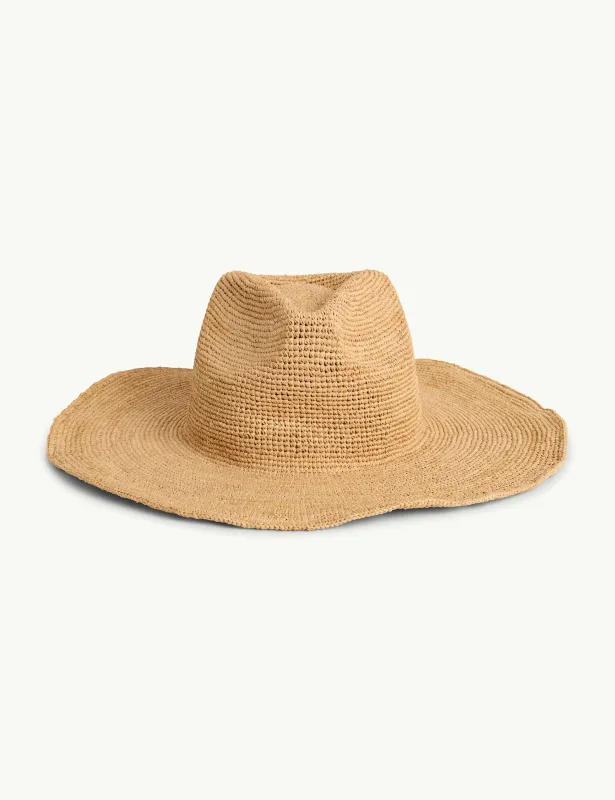 Beige Raffia Cowboy Hat sold by Nobody's Child