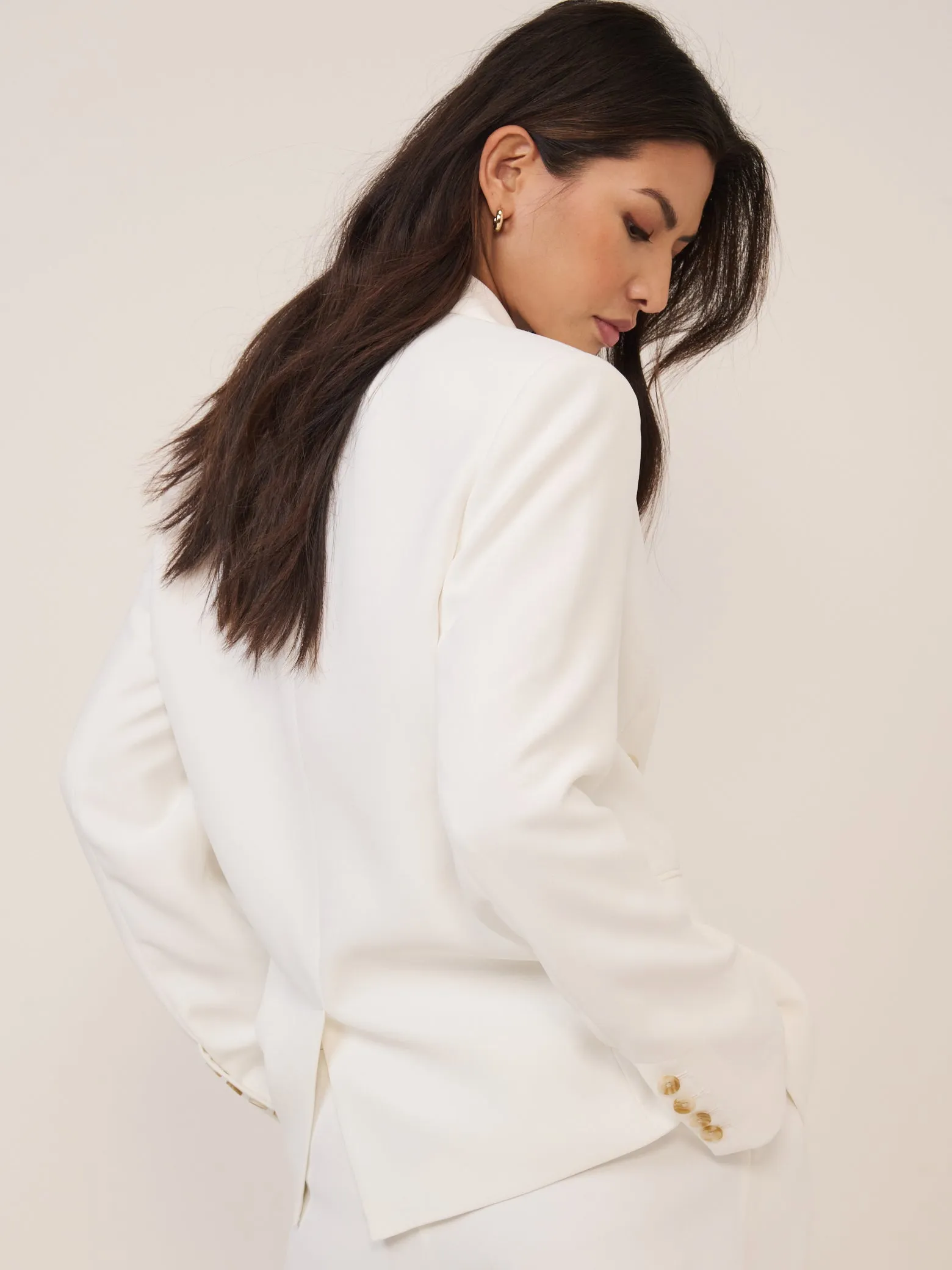 White Alicia Double Breasted Blazer sold by Nobody's Child product image thumbnail 4