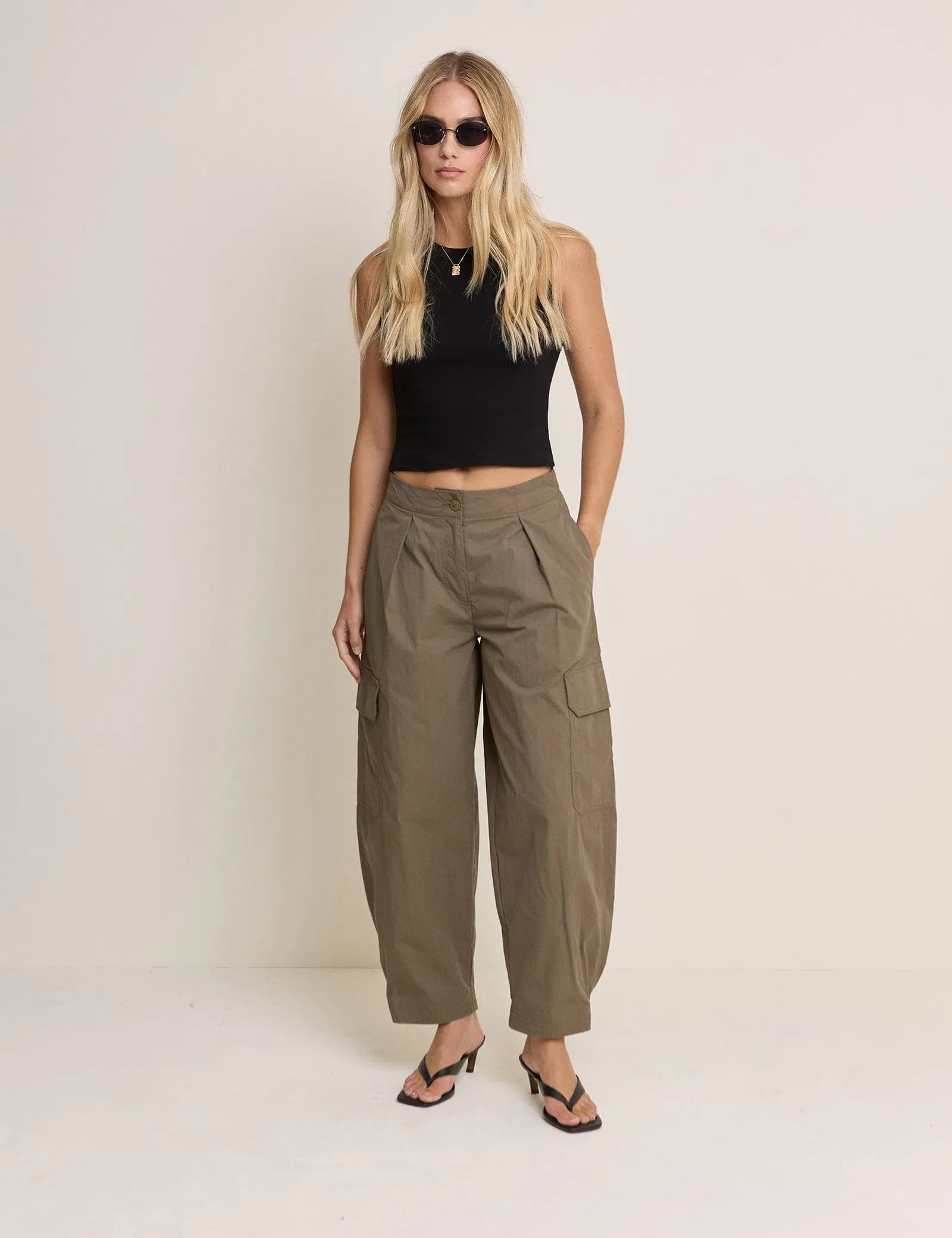 Black Cropped Racer Vest sold by Nobody's Child product image thumbnail 4