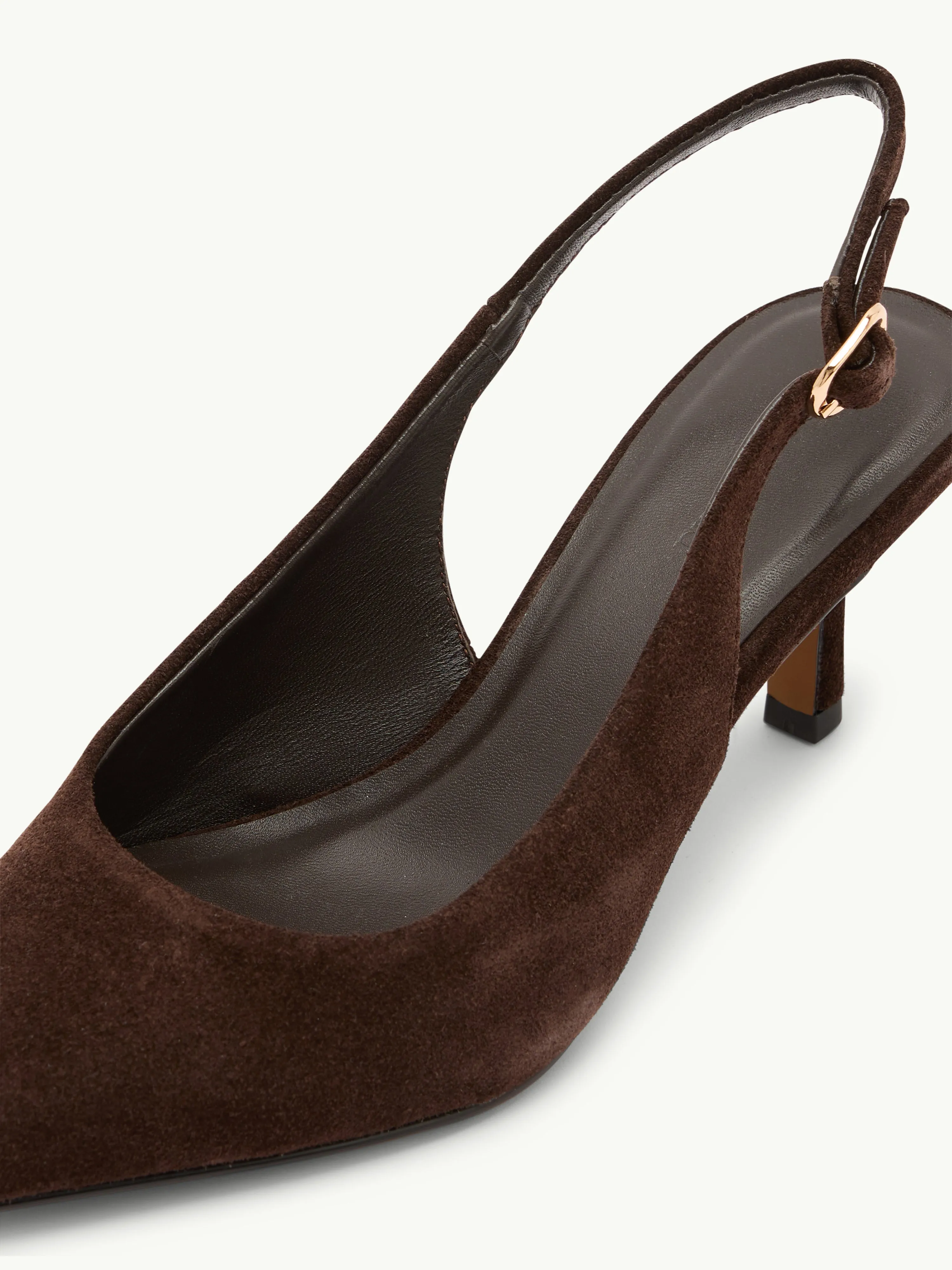 Brown Suede Sling Heel sold by Nobody's Child product image thumbnail 2