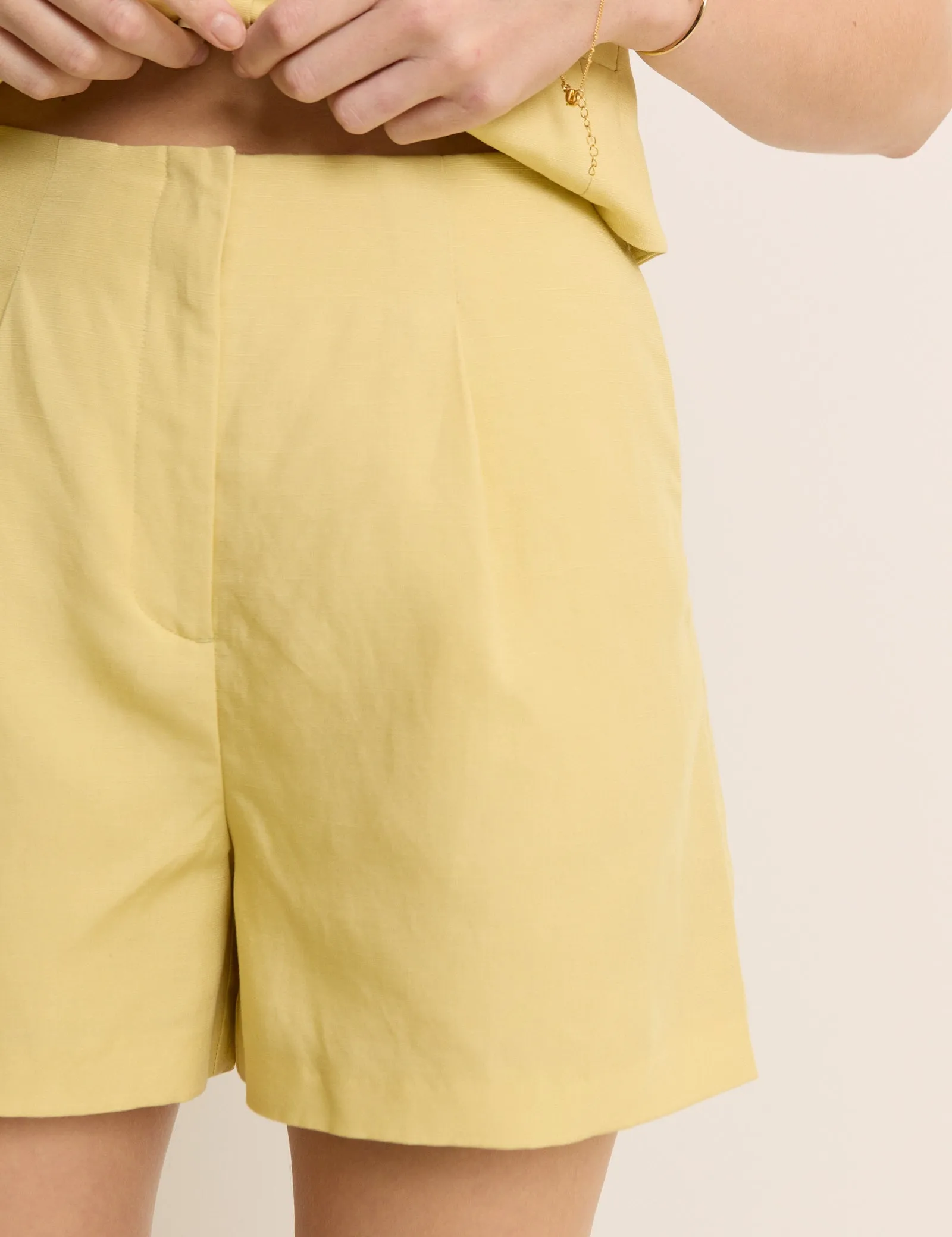 Yellow Tailored Shorts sold by Nobody's Child product image thumbnail 4