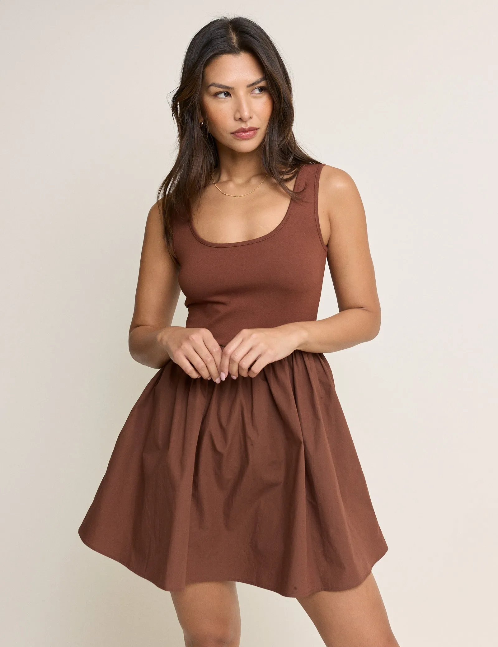Brown Colorado Mini Dress sold by Nobody's Child