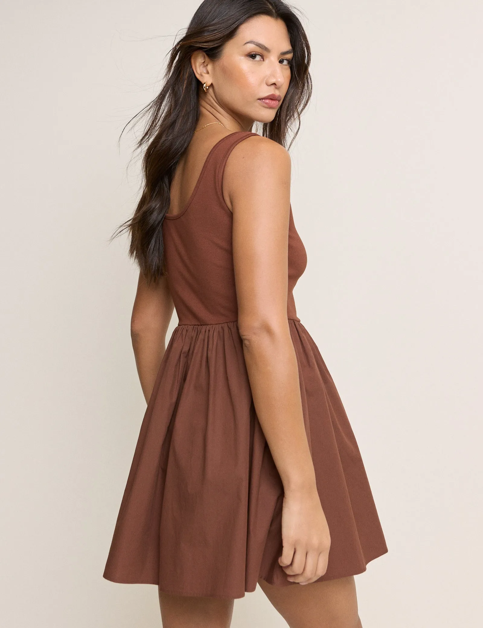 Brown Colorado Mini Dress sold by Nobody's Child product image thumbnail 5