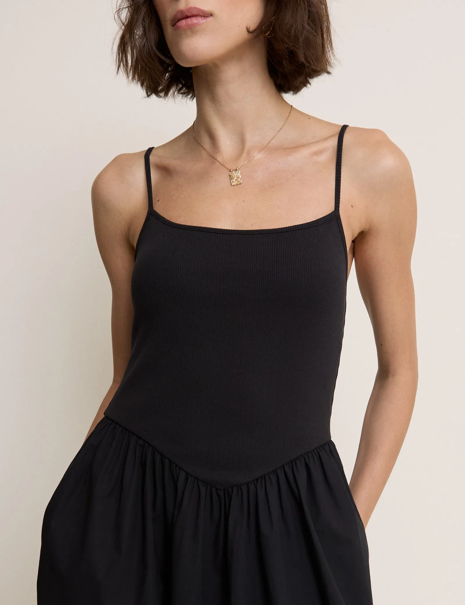 Black Madelyn Midi Dress sold by Nobody's Child product image thumbnail 2