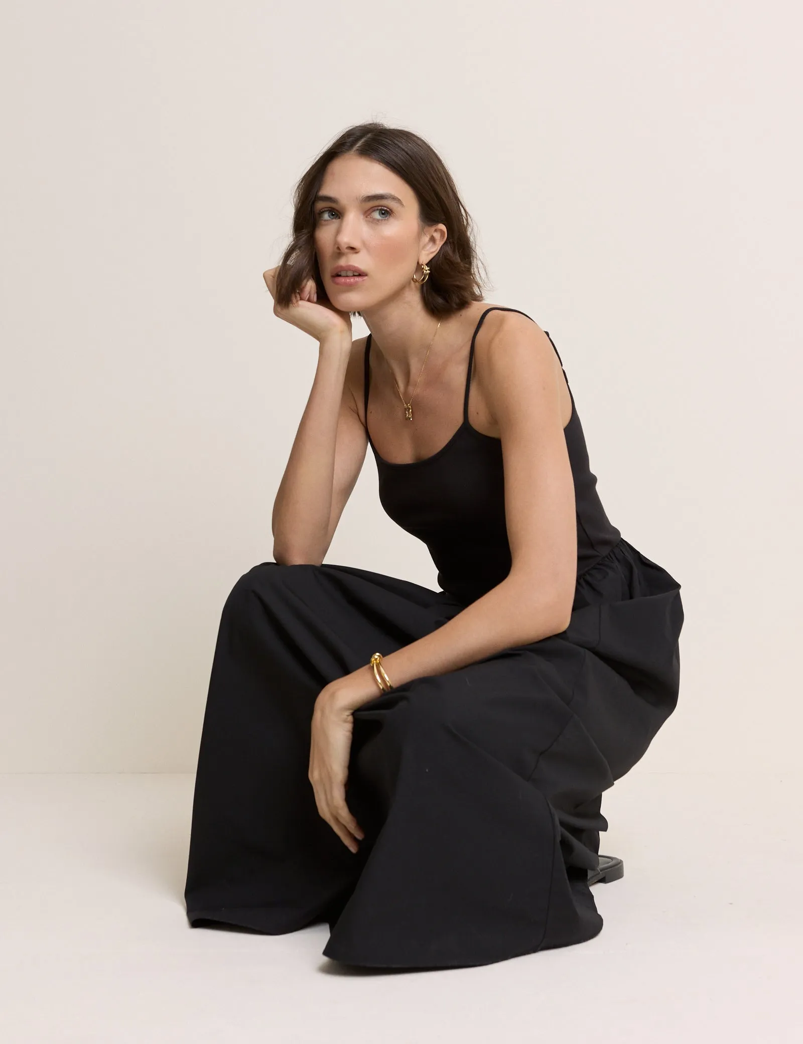 Black Madelyn Midi Dress sold by Nobody's Child product image thumbnail 4