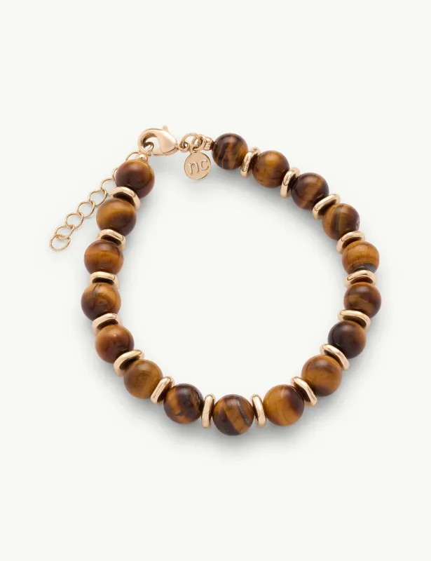 Tigers Eye Beaded Bracelet made by Nobody's Child