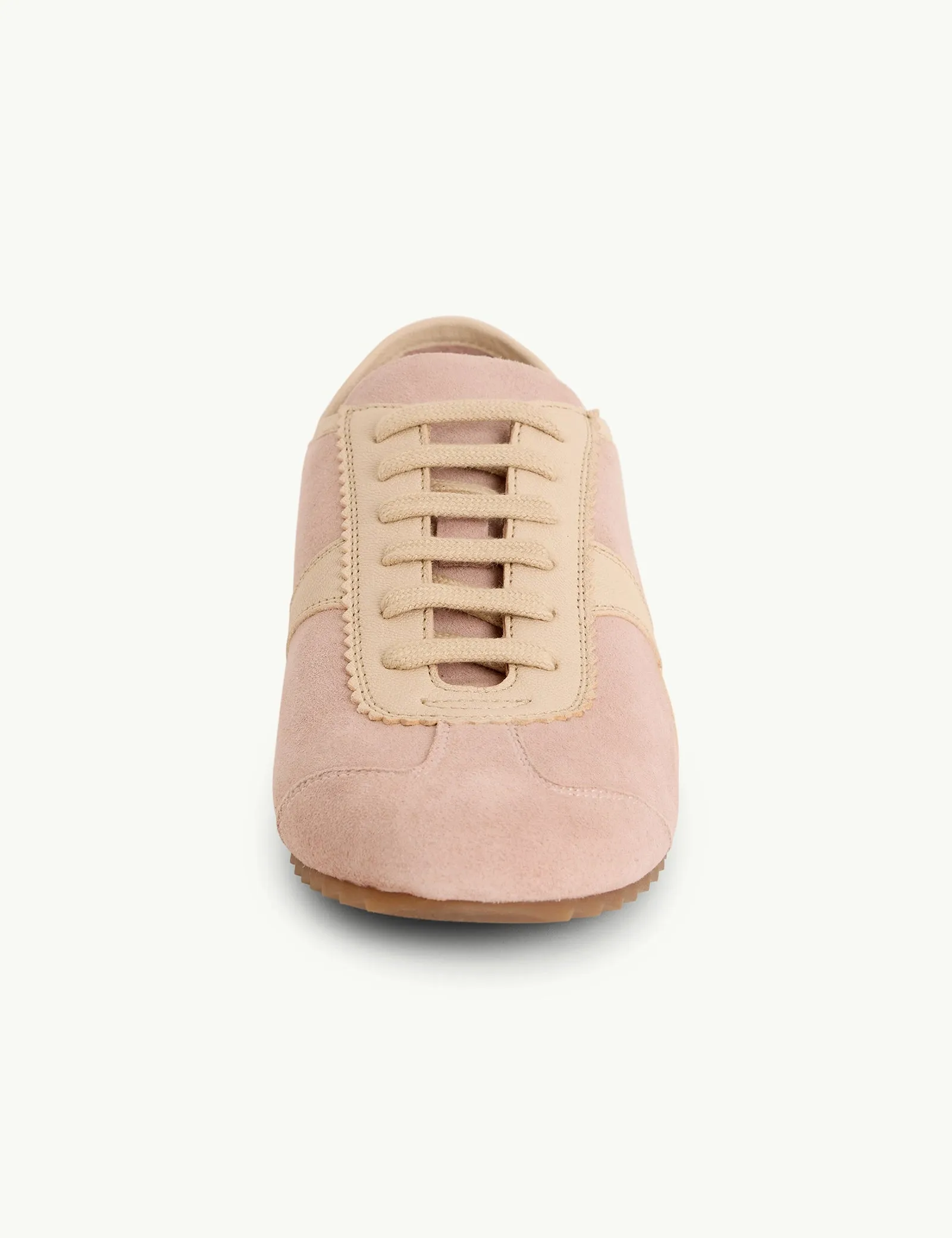 Light Pink Suede Trainers sold by Nobody's Child product image thumbnail 4