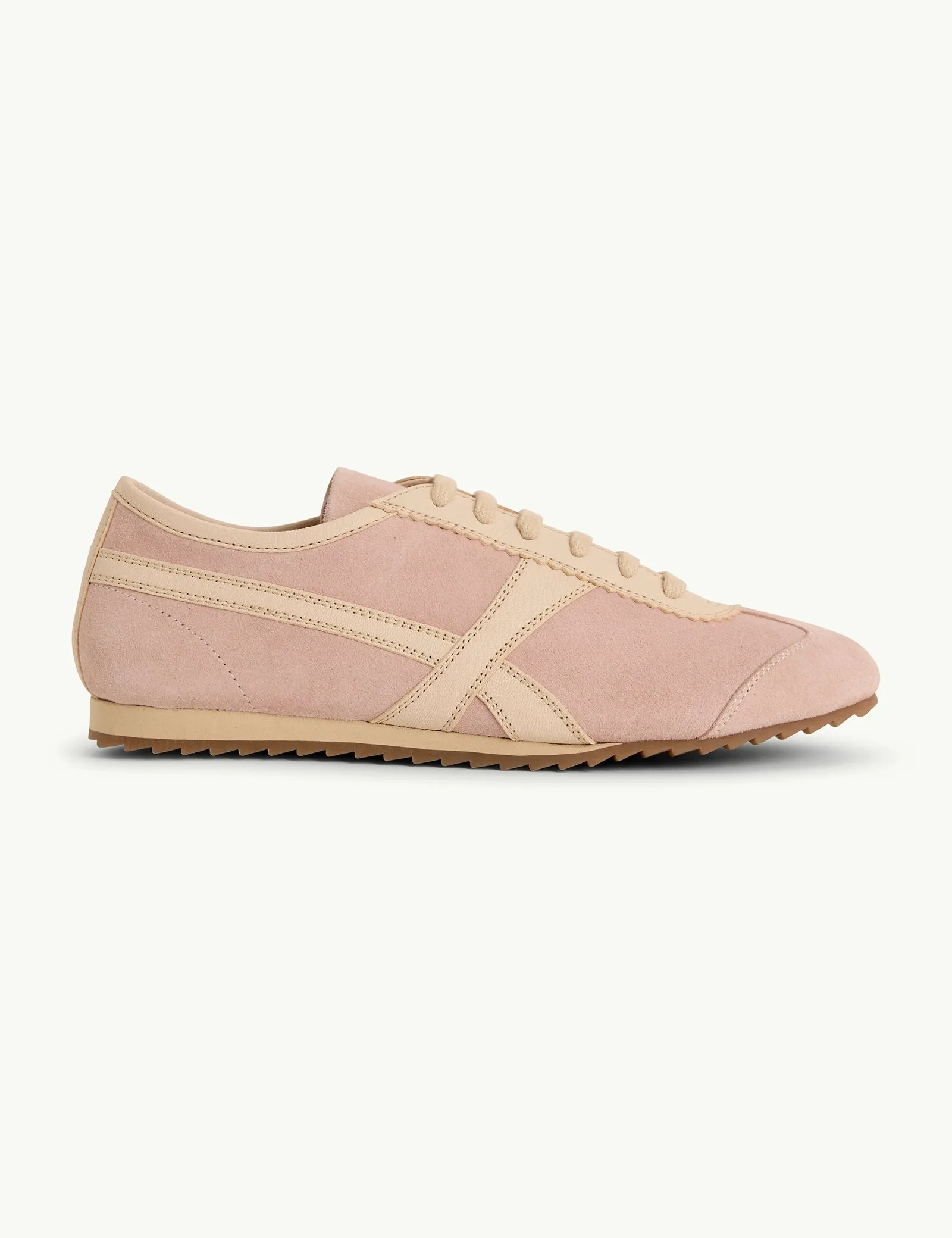 Light Pink Suede Trainers sold by Nobody's Child product image thumbnail 3