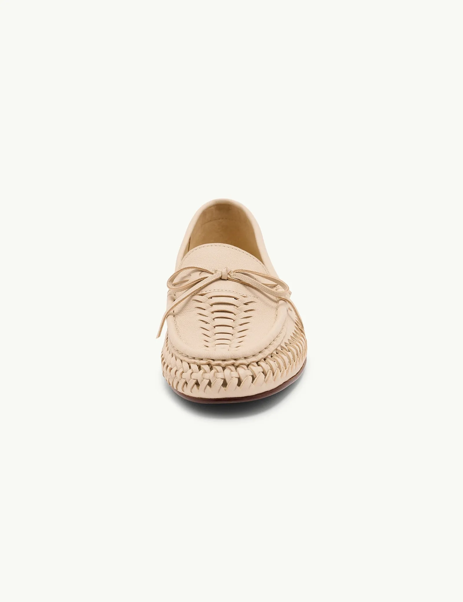 Ivory Leather Loafers sold by Nobody's Child product image thumbnail 4