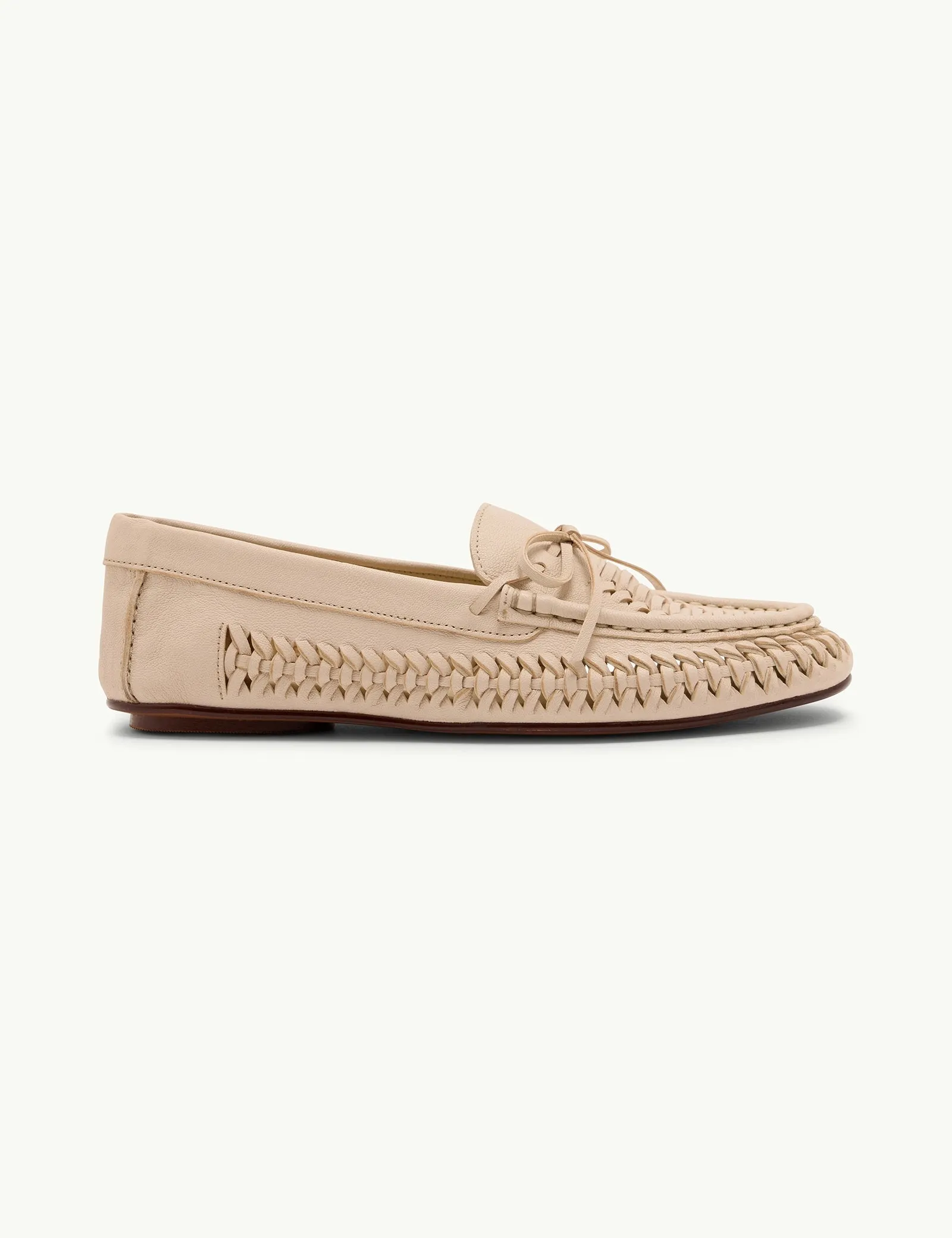 Ivory Leather Loafers sold by Nobody's Child product image thumbnail 3