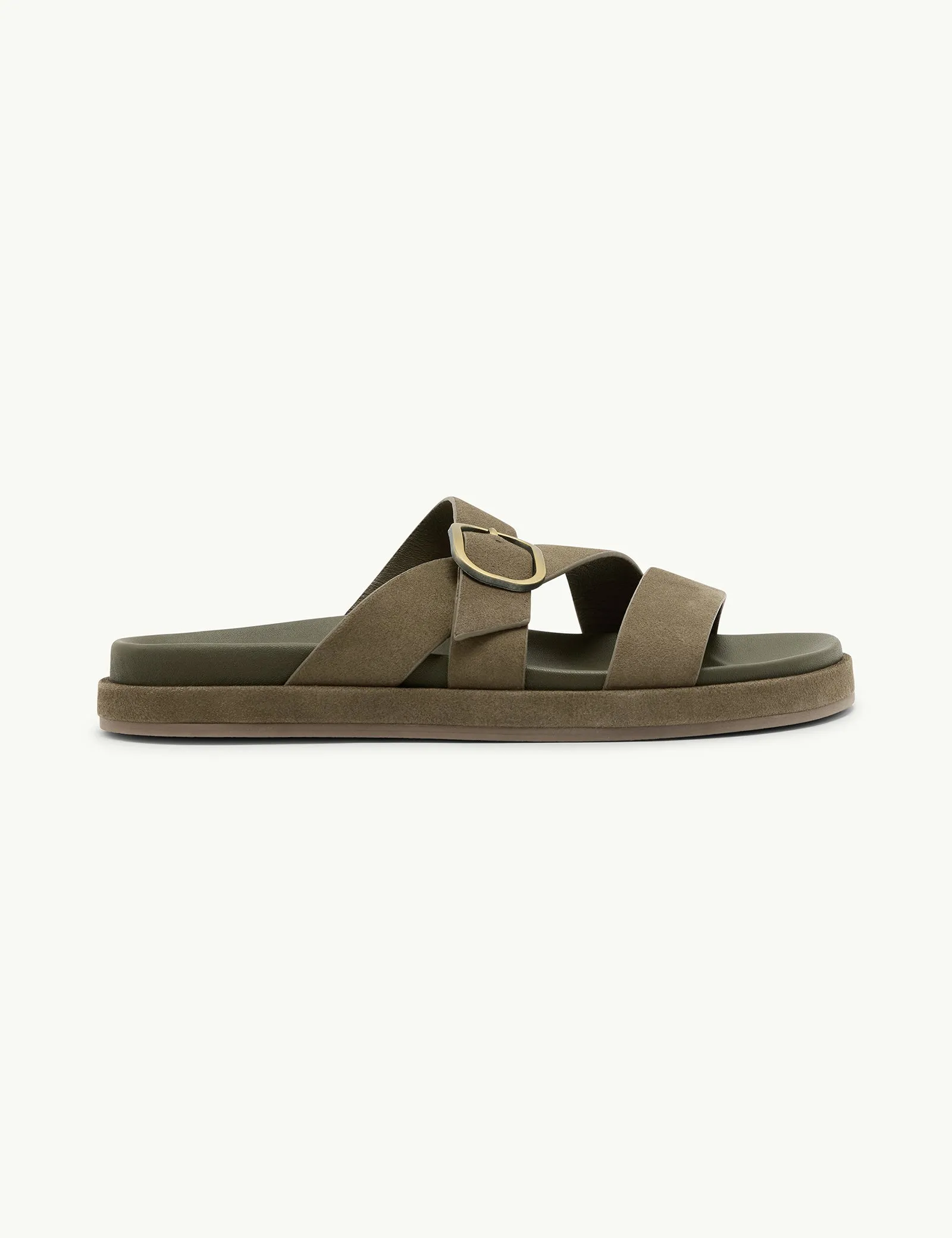Khaki Suede Sandals sold by Nobody's Child product image thumbnail 4