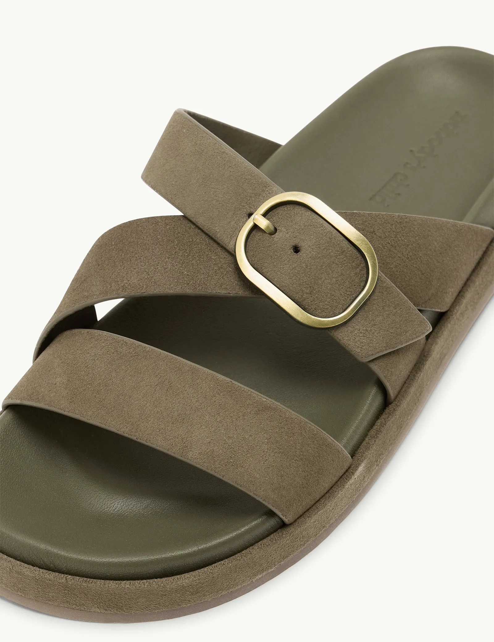 Khaki Suede Sandals sold by Nobody's Child product image thumbnail 2