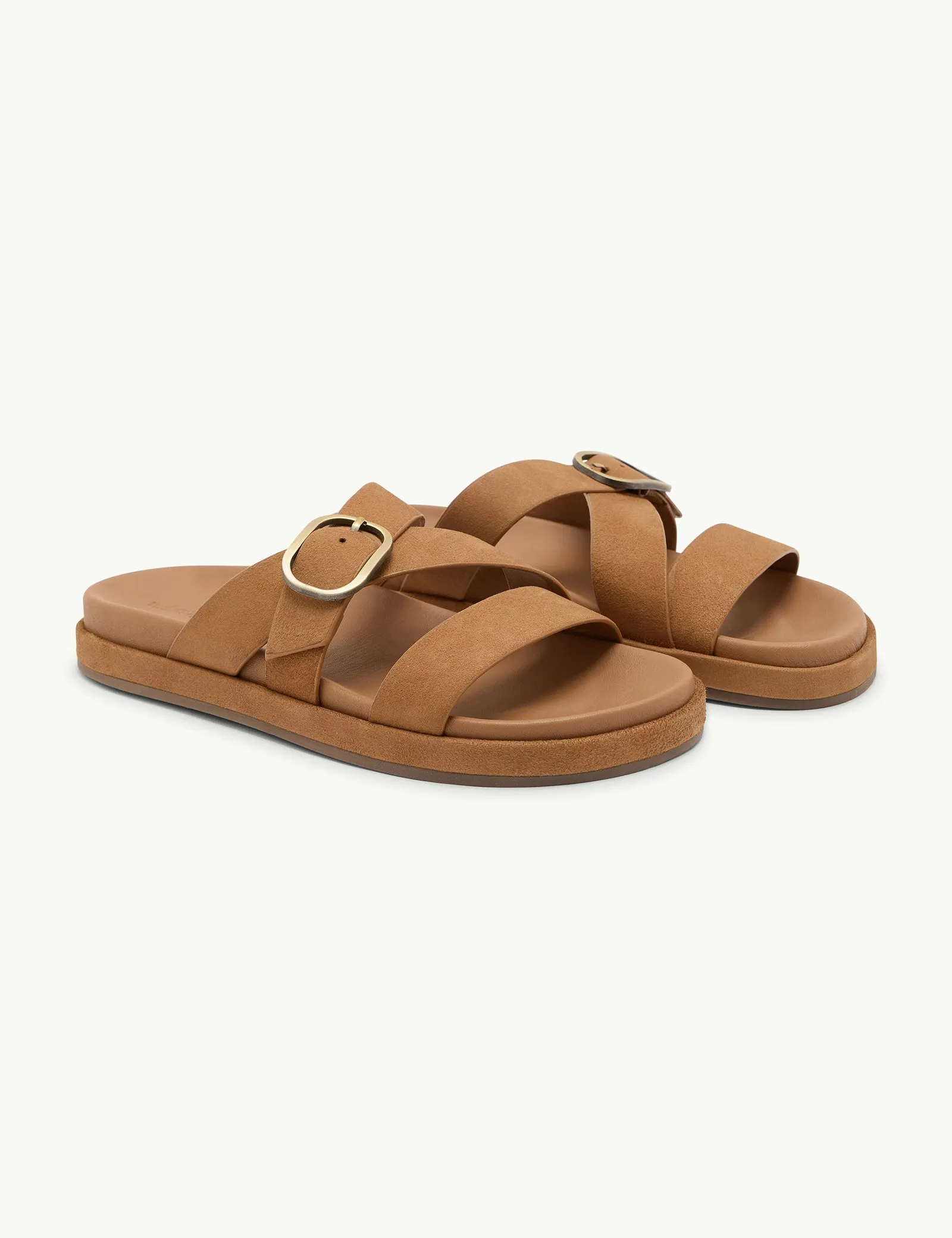 Tan Suede Sandals sold by Nobody's Child