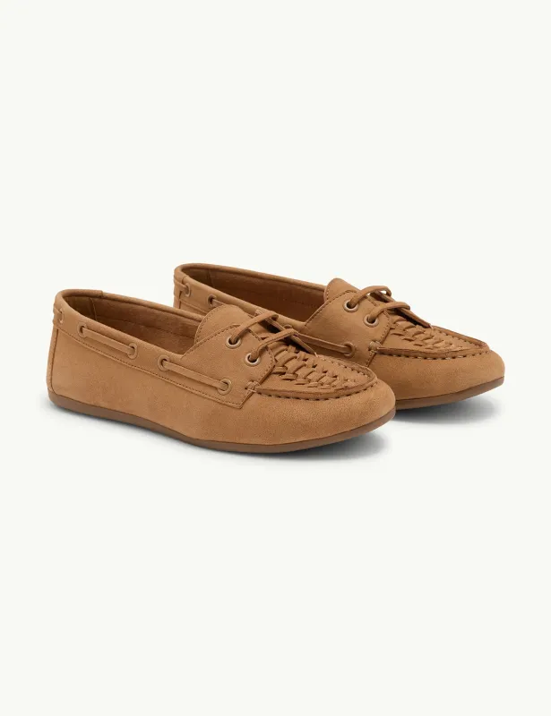 Tan Suede Loafers made by Nobody's Child