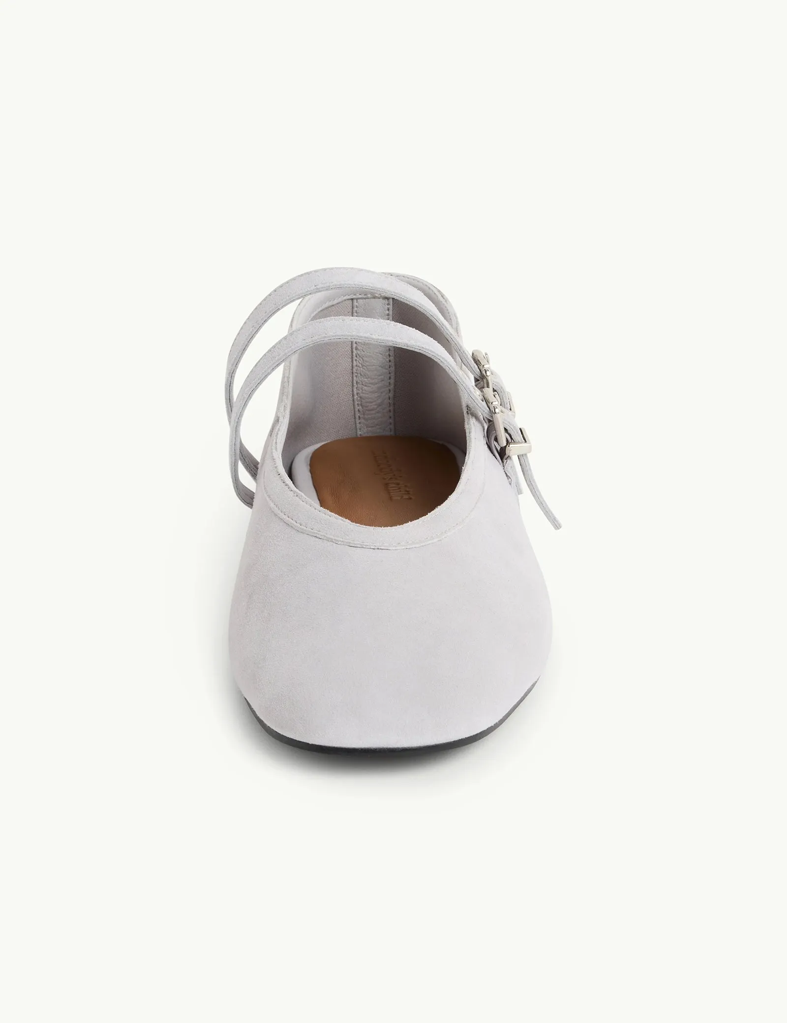 Light Blue Suede Ballet Flats sold by Nobody's Child product image thumbnail 5