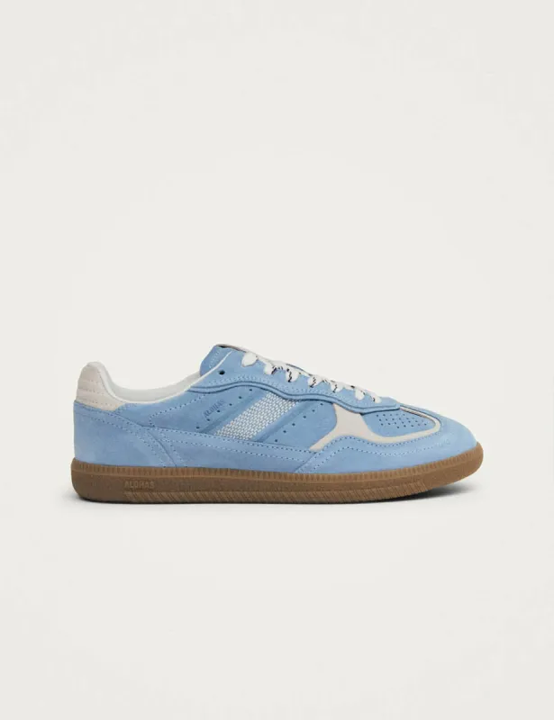 Alohas Cornflower Blue Leather Sneakers made by Nobody's Child