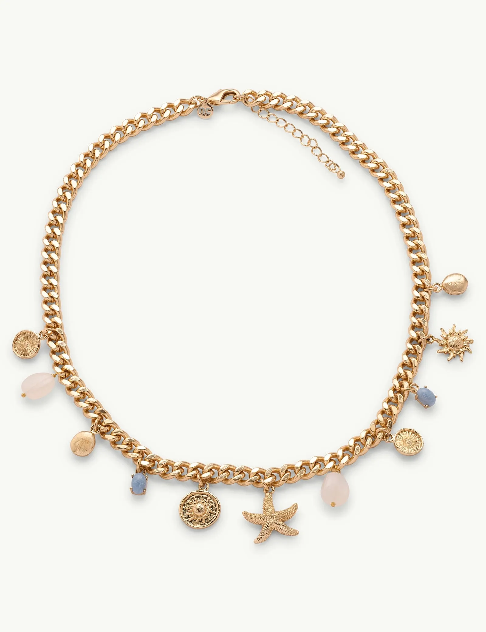 Gold Plated Summer Charm Necklace sold by Nobody's Child